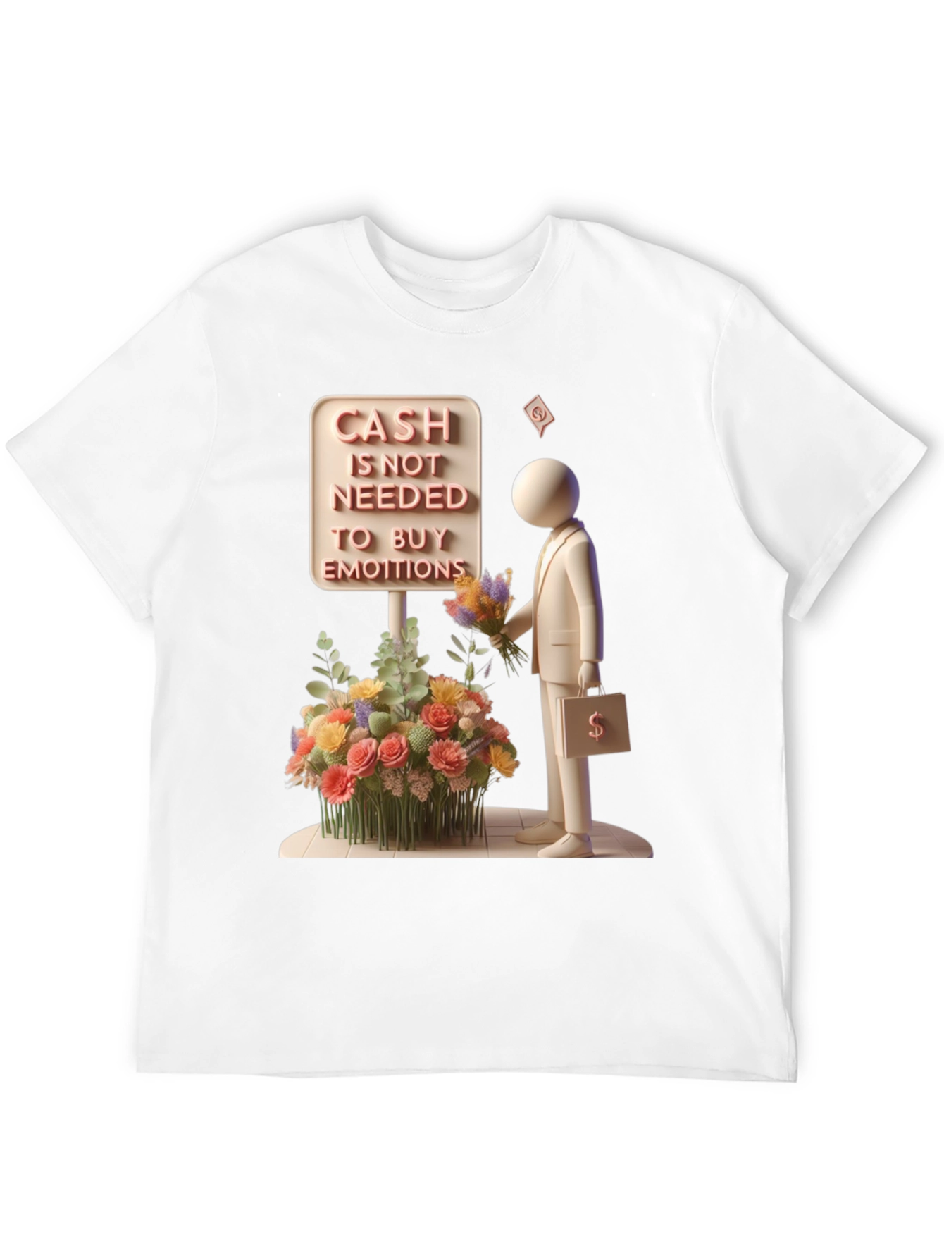 Black Emotional Investment Graphic Tee view 12