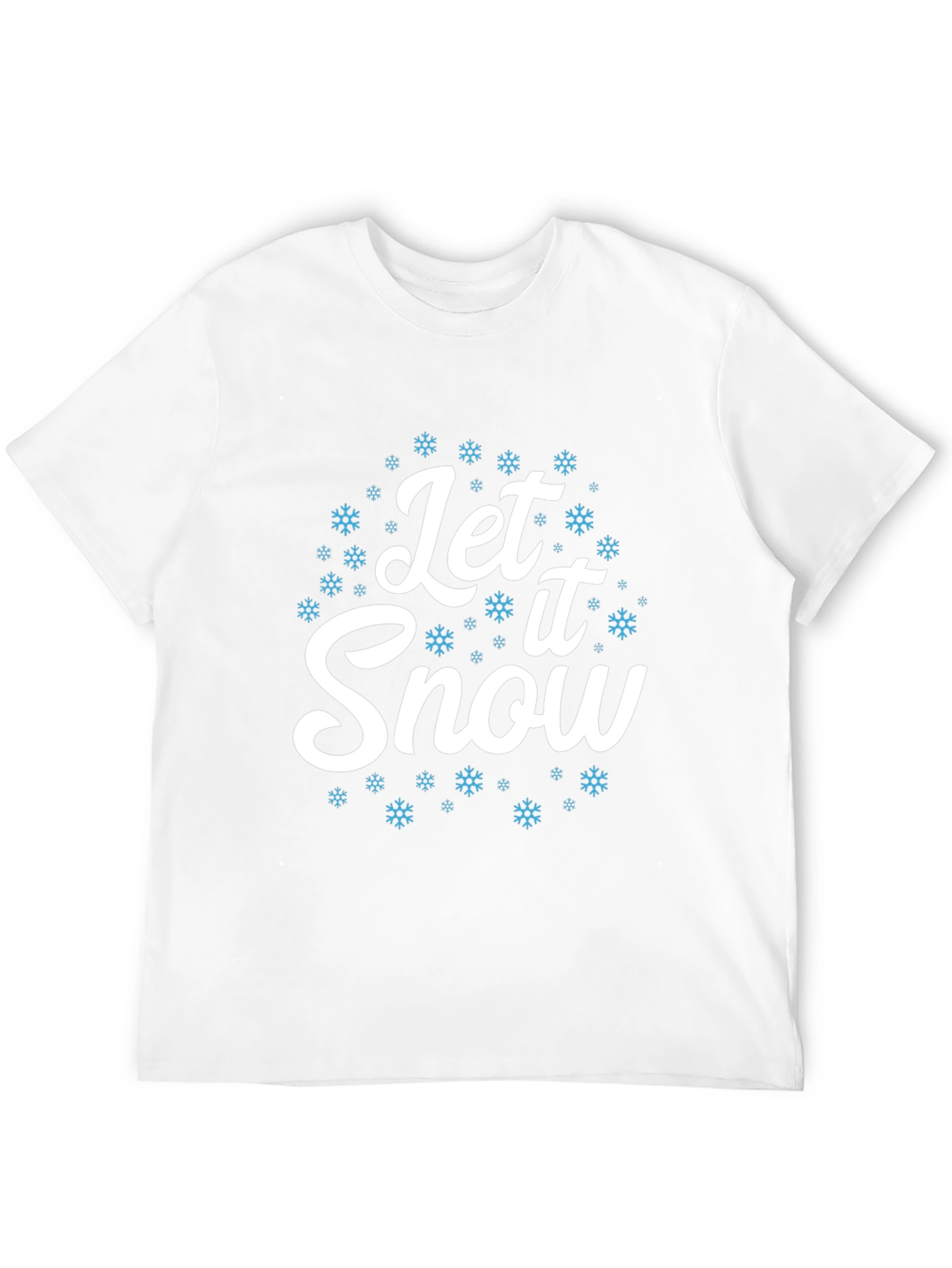 Black Let It Snow Graphic Tee - Holiday Season view 12