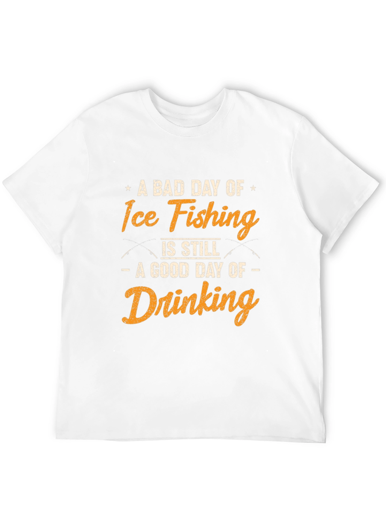 Black Ice Fishing & Drinking T-Shirt: Bad Day Still a Good Day! view 12