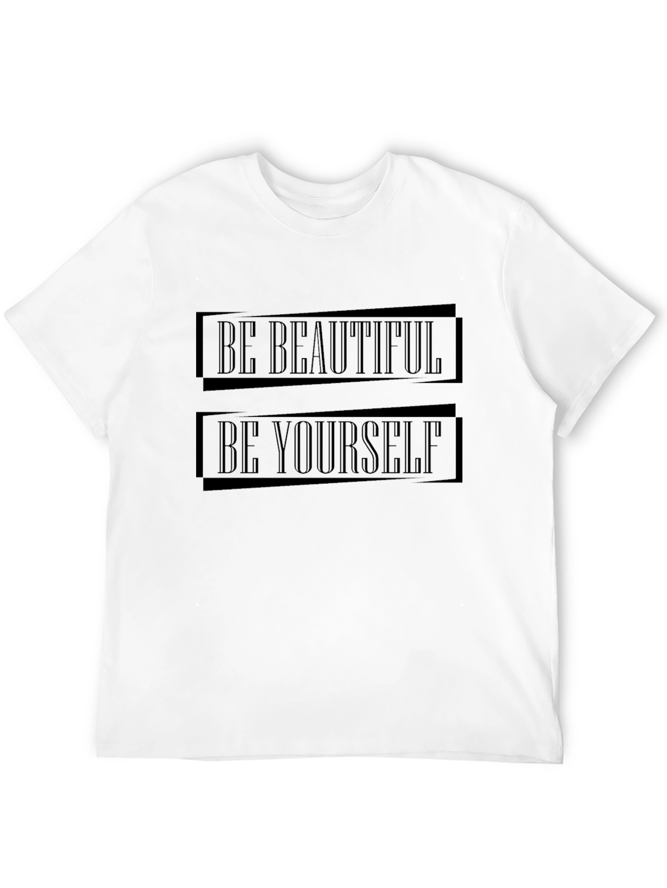 Black Be Beautiful Be Yourself Graphic Tee view 12