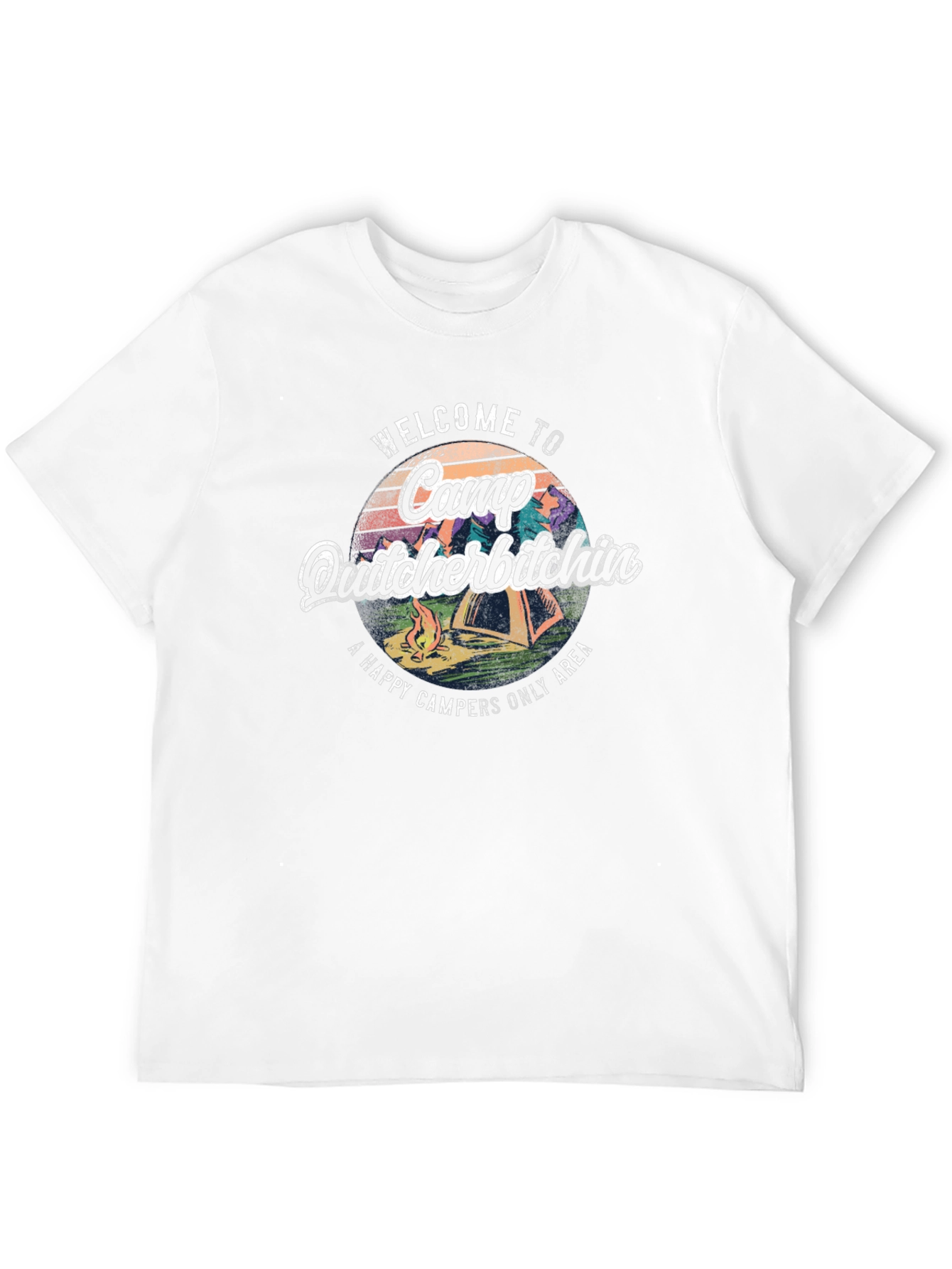 Black Camp Quitcherbitchin T-Shirt - Happy Campers Only view 12