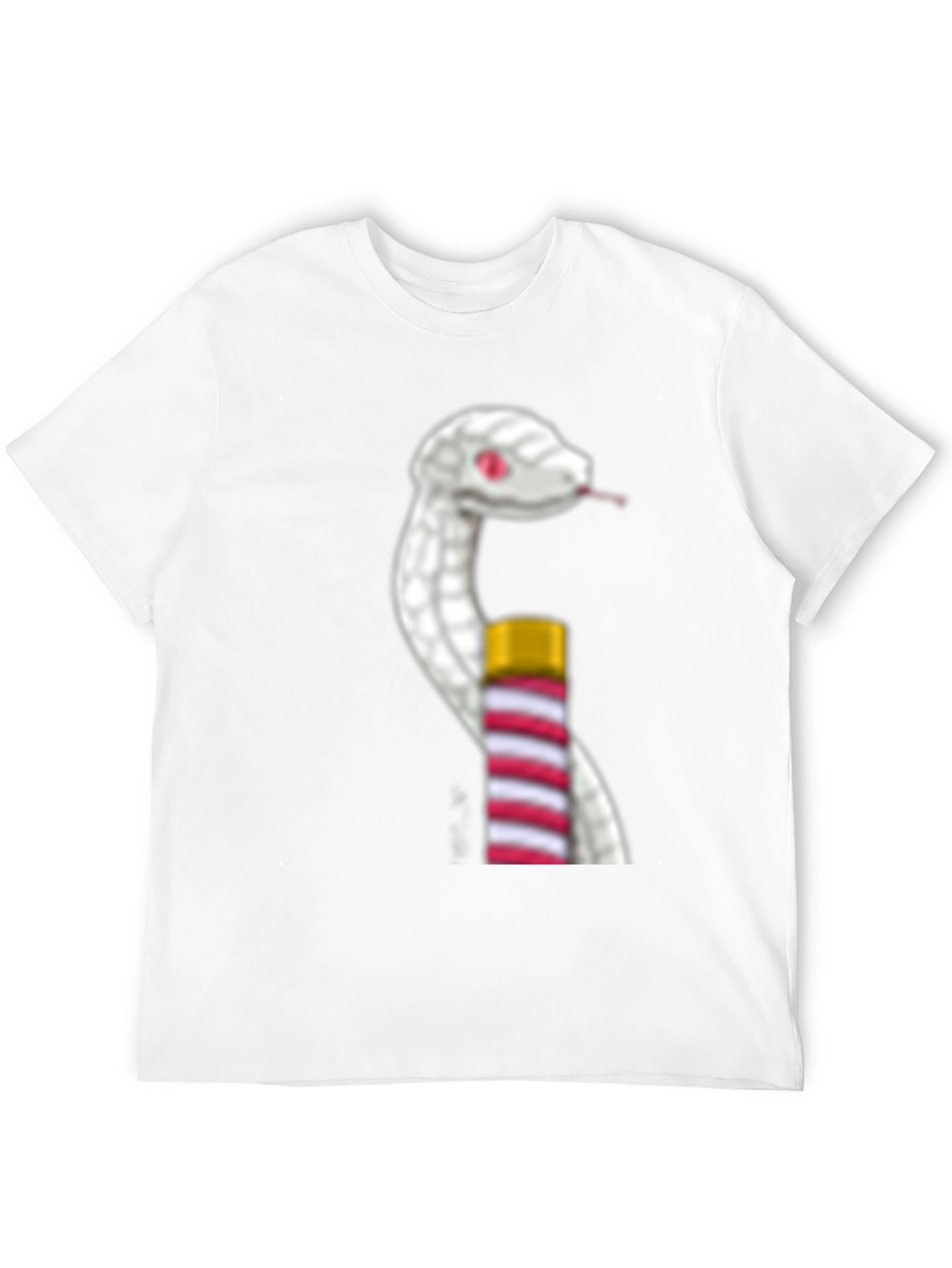 Black Snake & Staff T-Shirt - Stylish Graphic Tee view 12