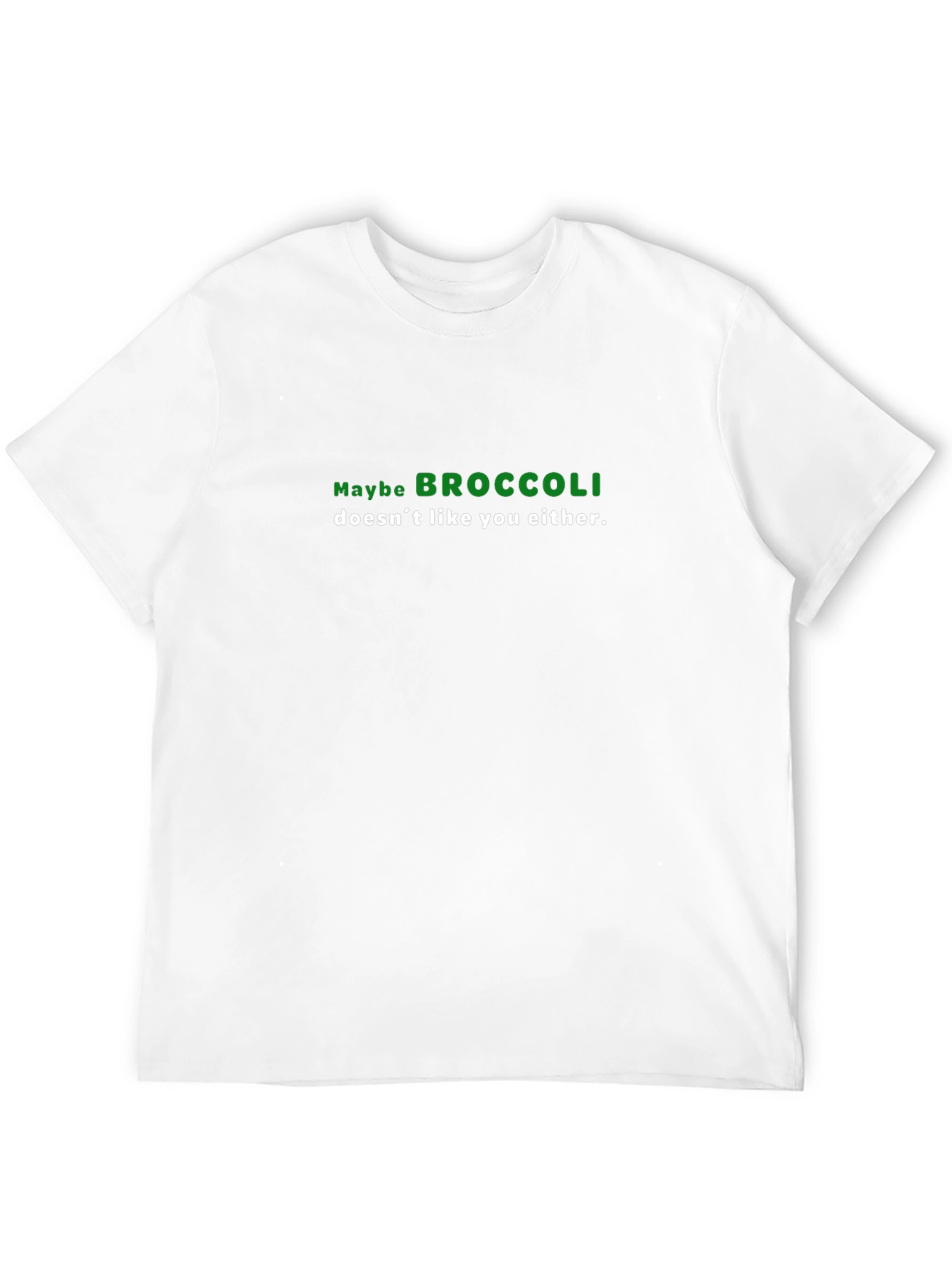 Black Broccoli T-Shirt - Maybe Broccoli Doesn't Like You Either view 12