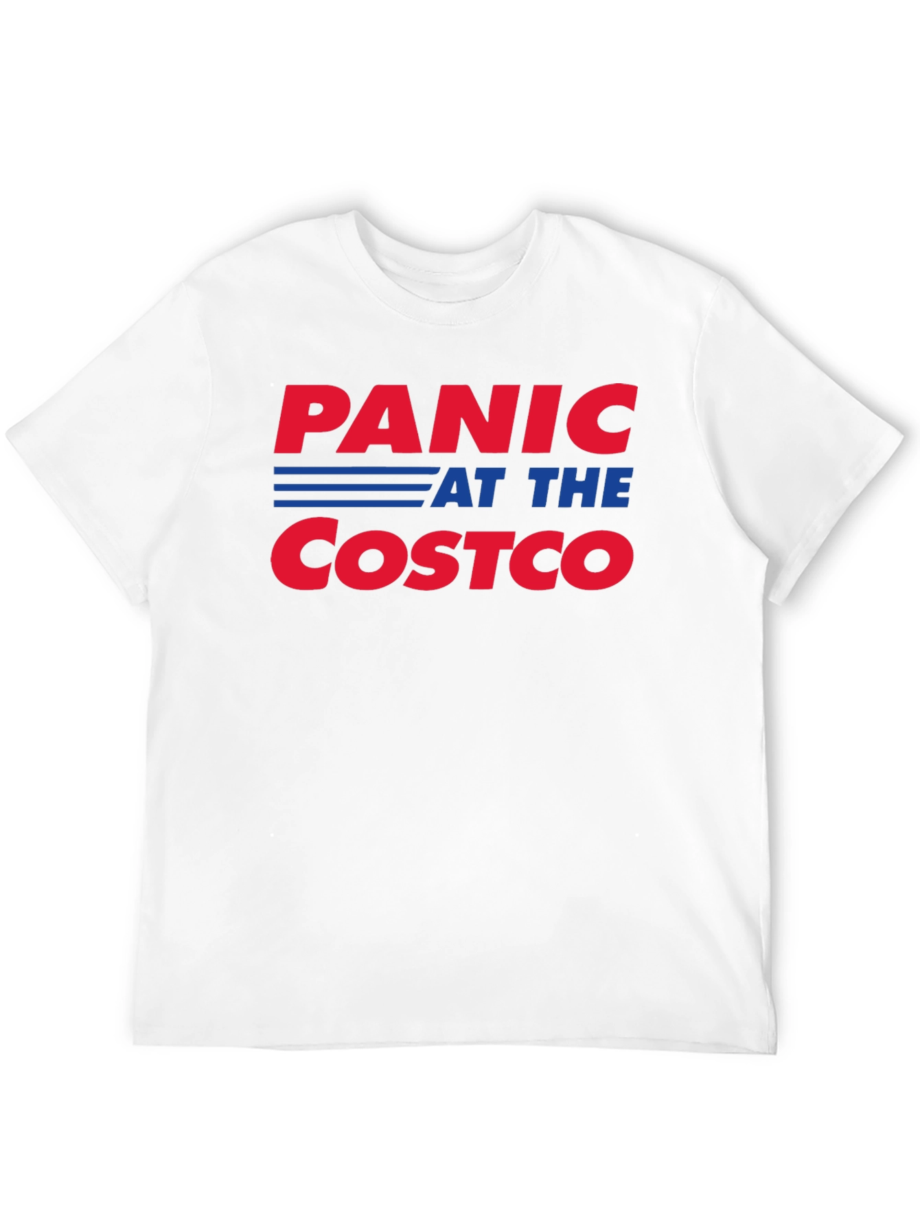 Black Panic At The Costco T-Shirt Funny Shopping Tee view 12
