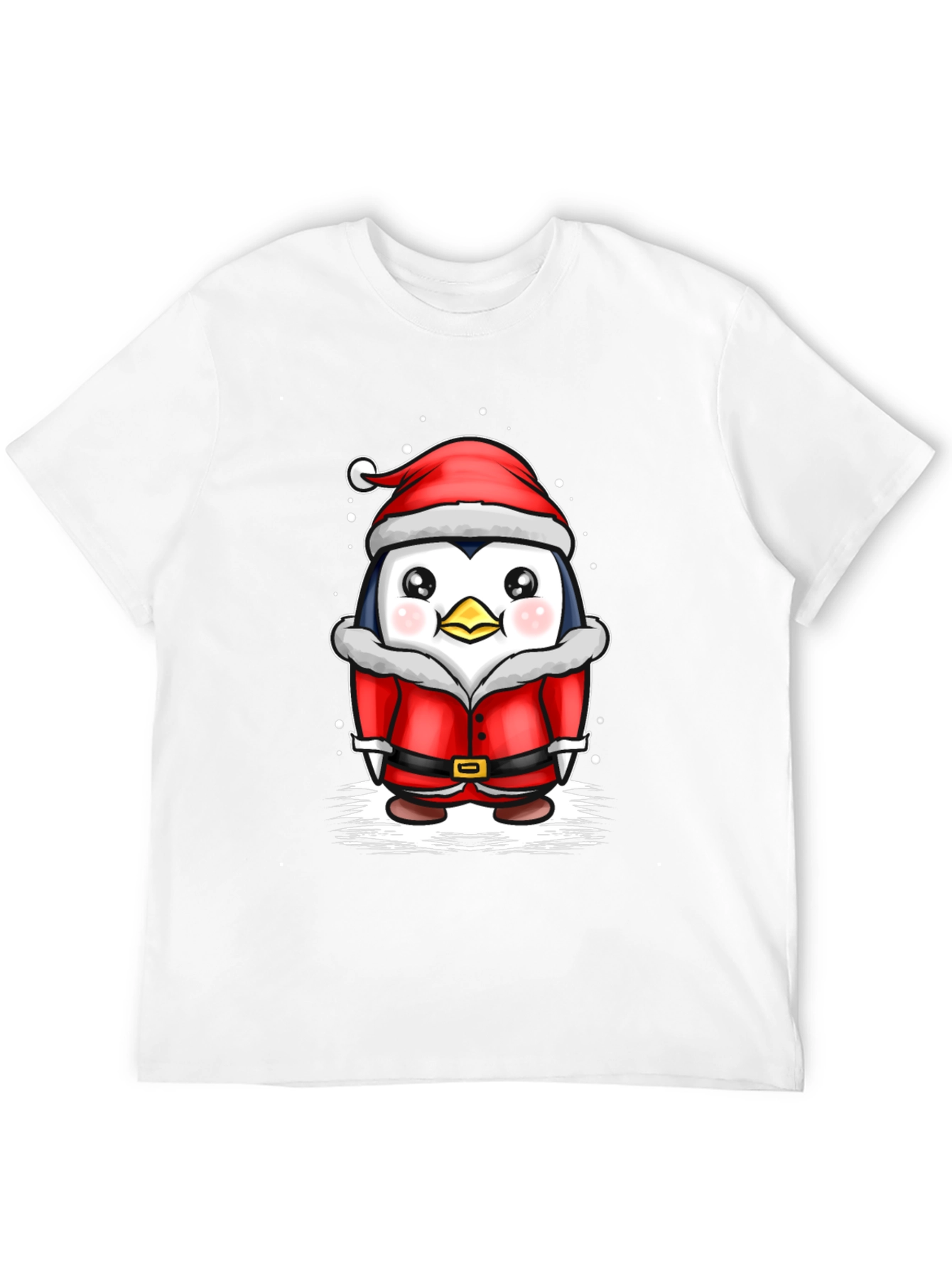 Black Penguin Santa T-Shirt - Holiday Cheer view 12