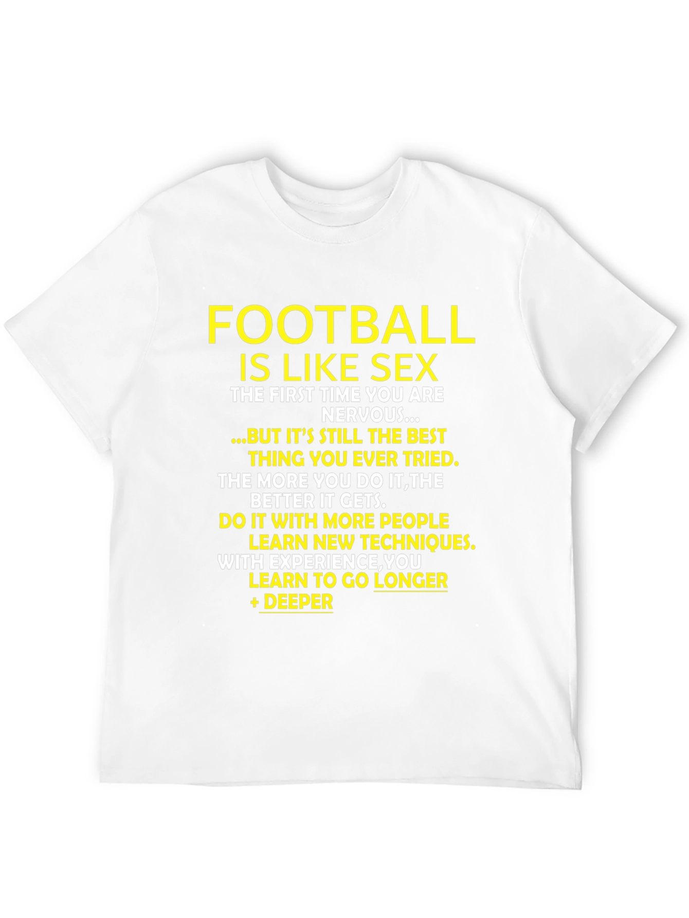 Black Football is Like Sex T-Shirt view 12
