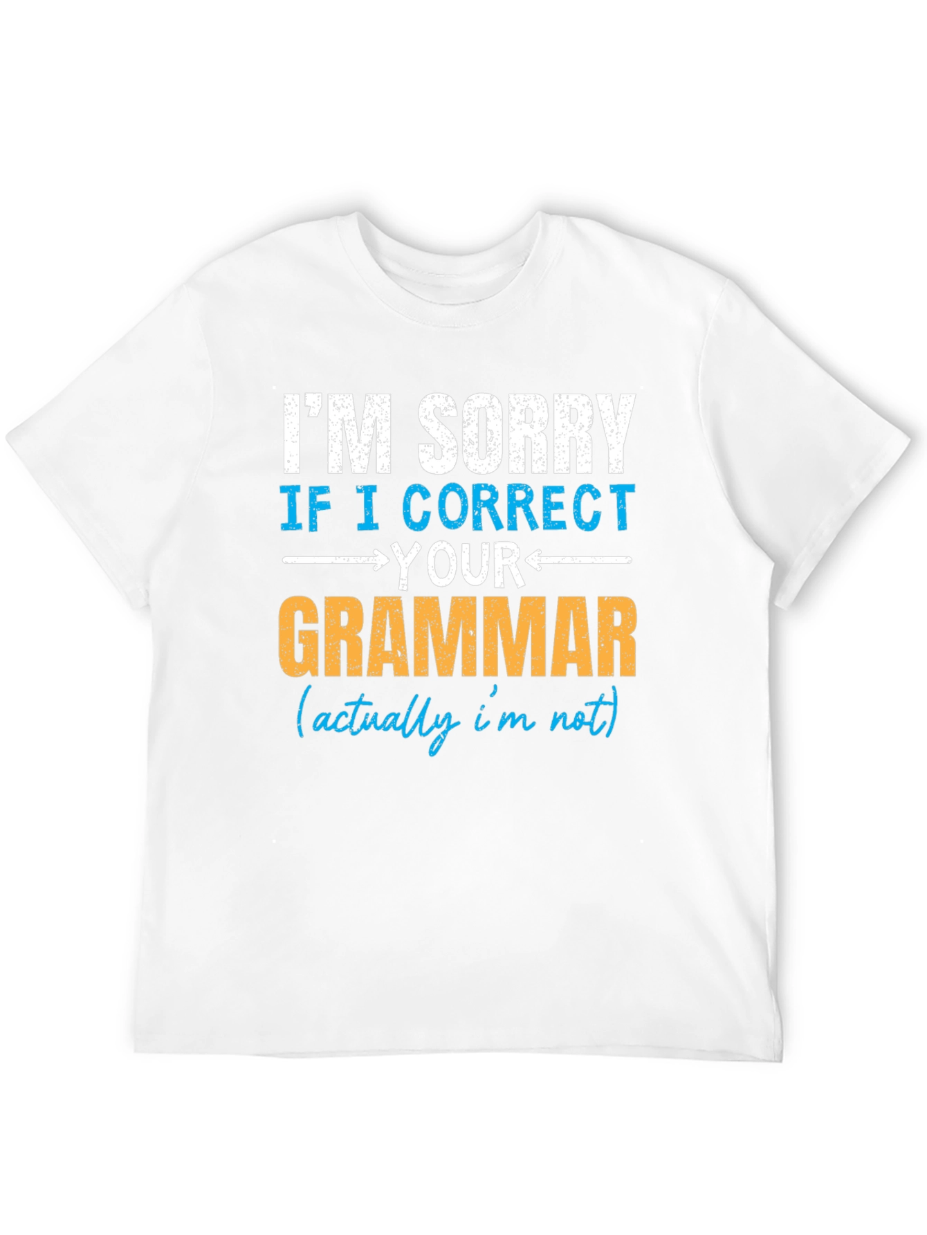 Black I Correct Your Grammar T-Shirt view 12