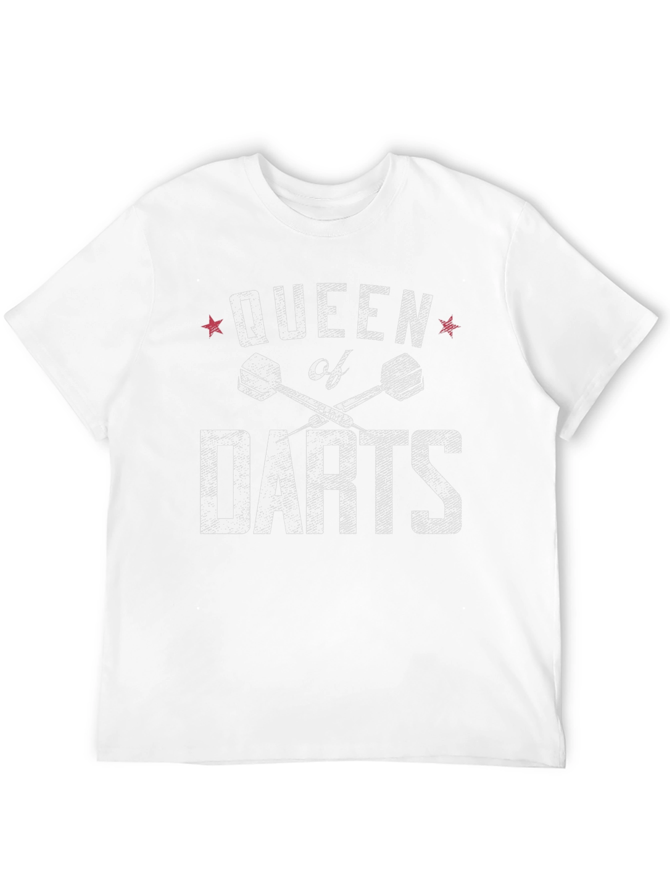 Black Queen of Darts Graphic T-Shirt - Black view 12