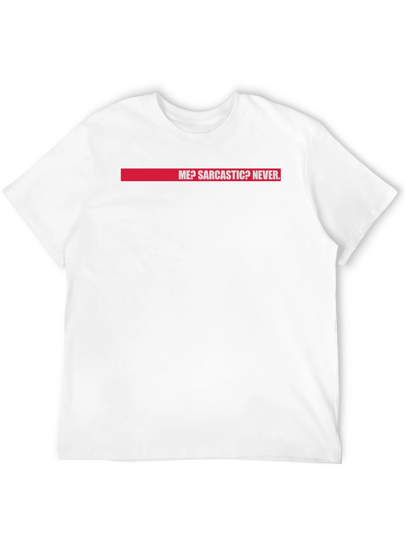 Black Sarcastic Humor Tee - Black Crew Neck T-Shirt for Men view 12