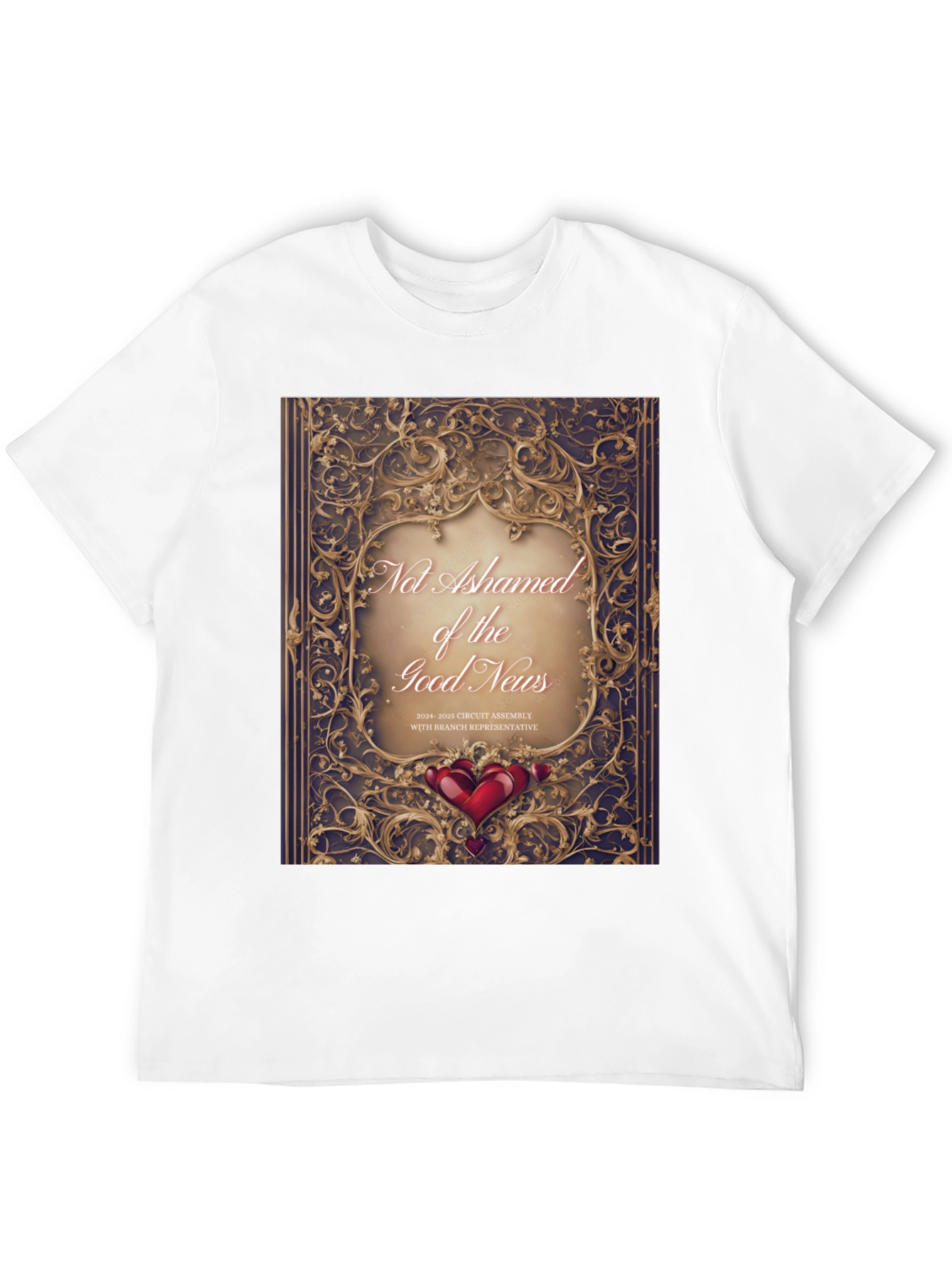 Black Not Ashamed T-Shirt - Good News Design view 12