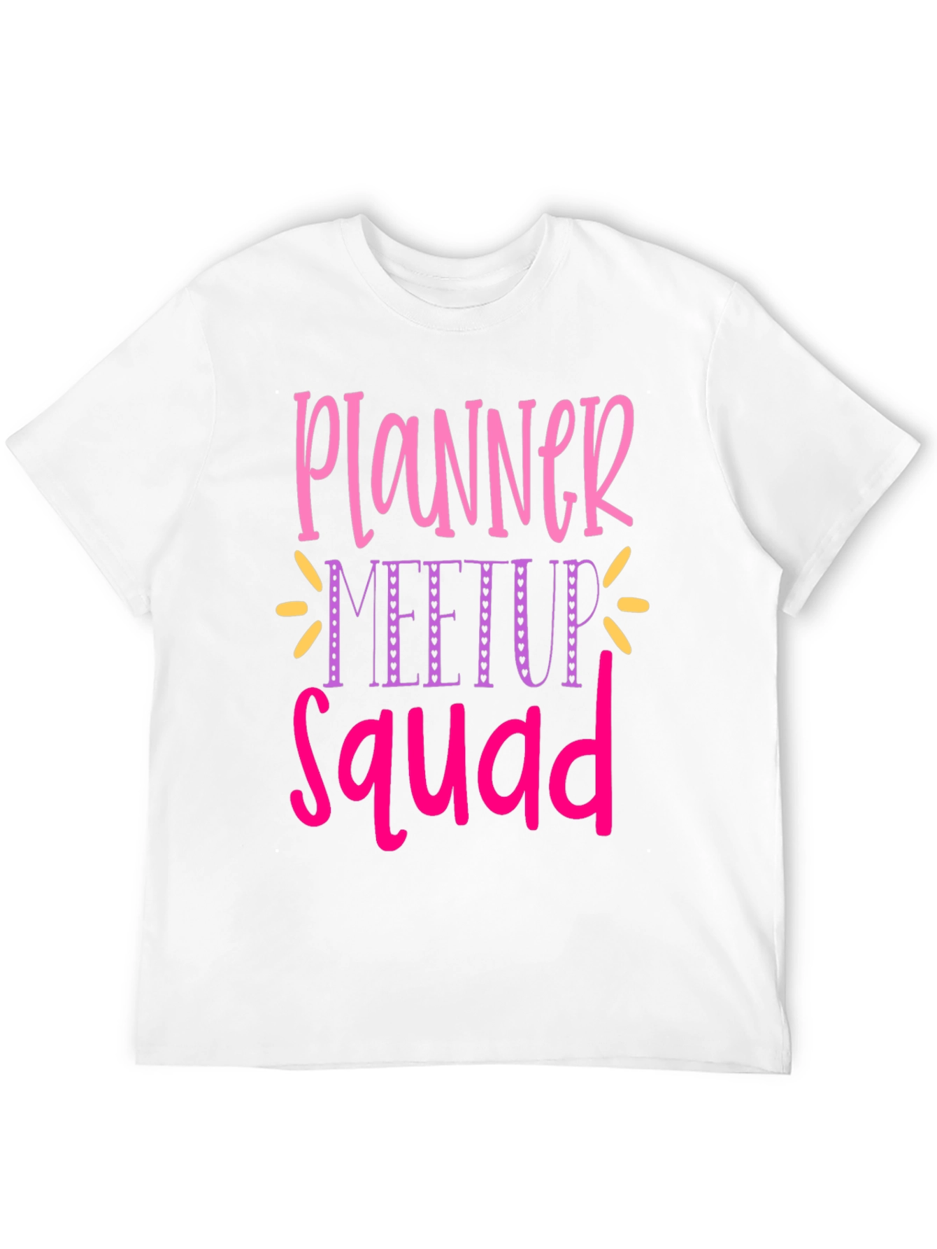 Black Planner Meetup Squad Graphic Tee view 12