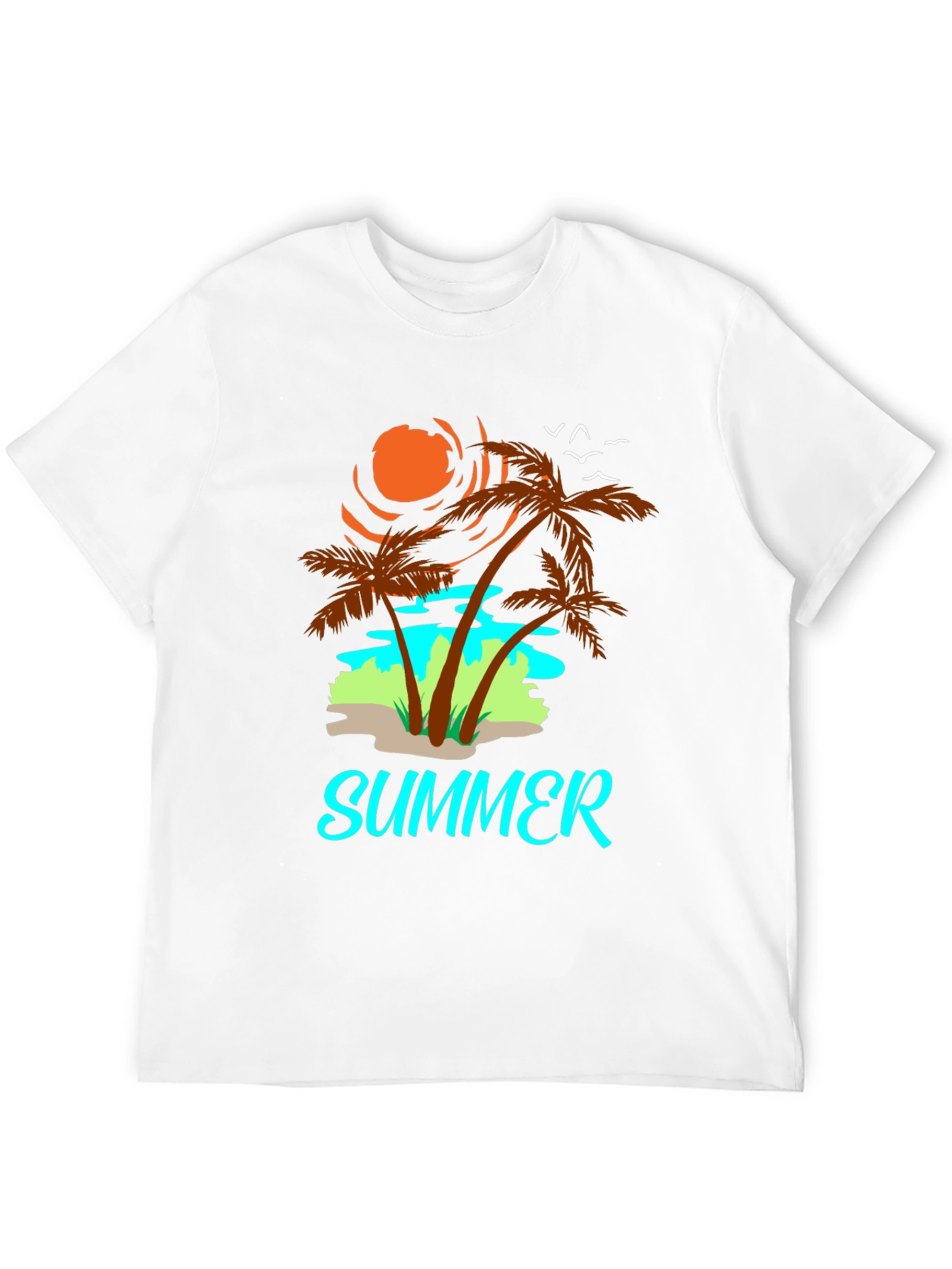 Black Summer Vibes Graphic T-Shirt view 12