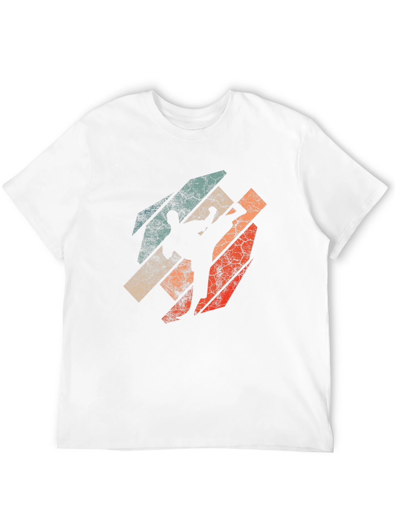 Black Retro Martial Arts Graphic T-Shirt view 12