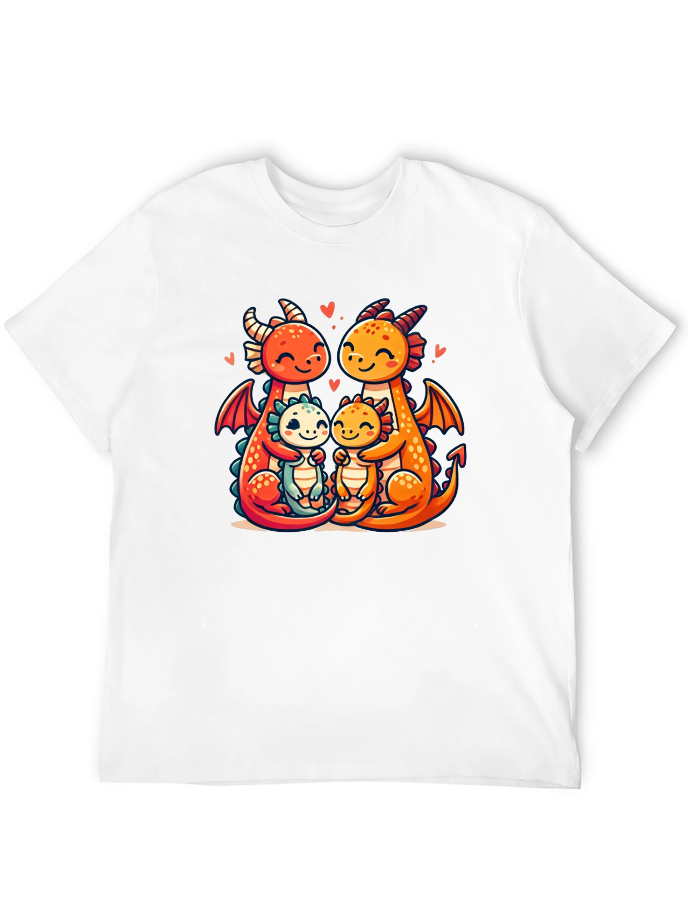 Black Dragon Family Love Black T-Shirt view 12