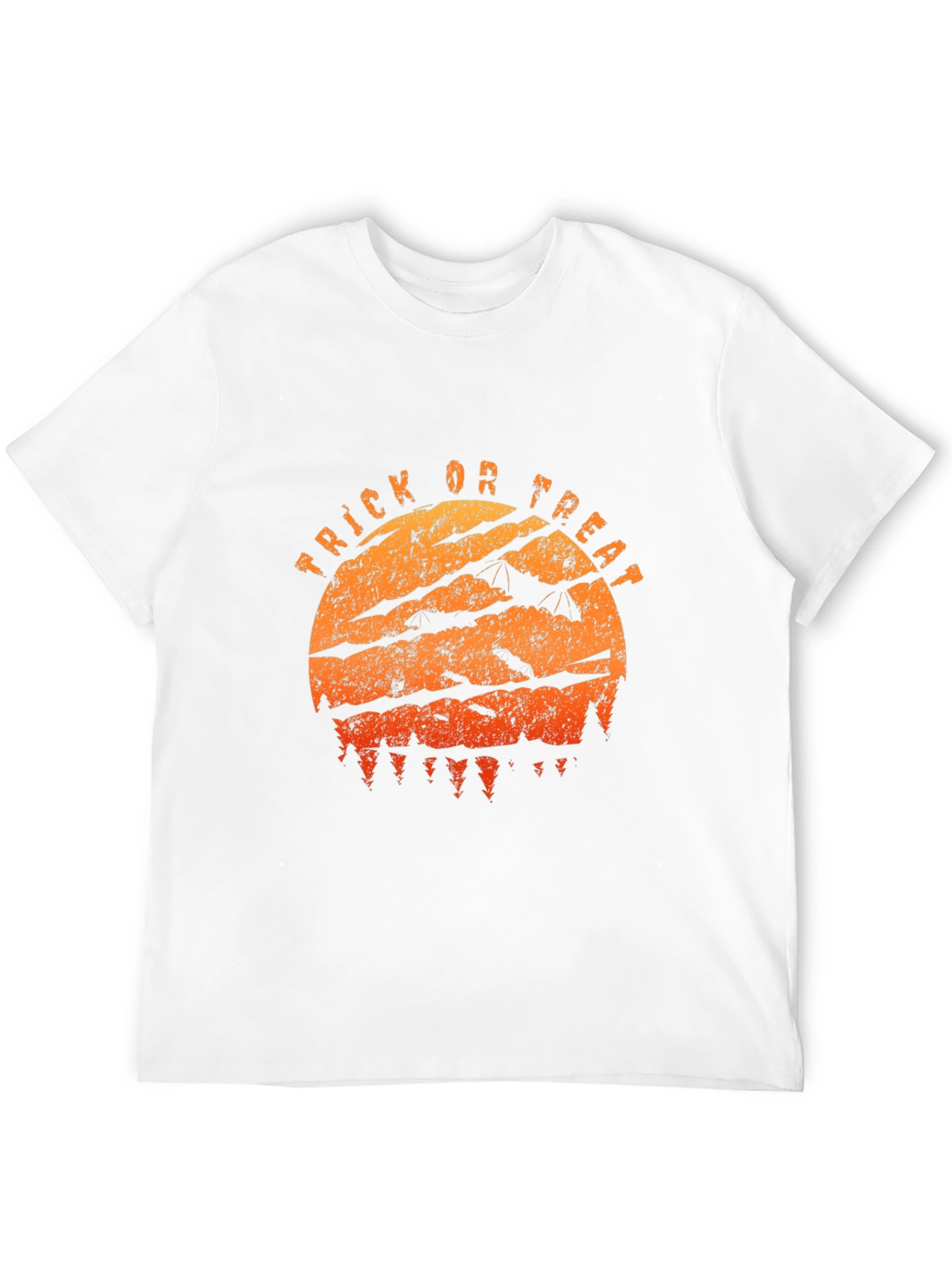 Black Trick or Treat Halloween Graphic Tee view 12