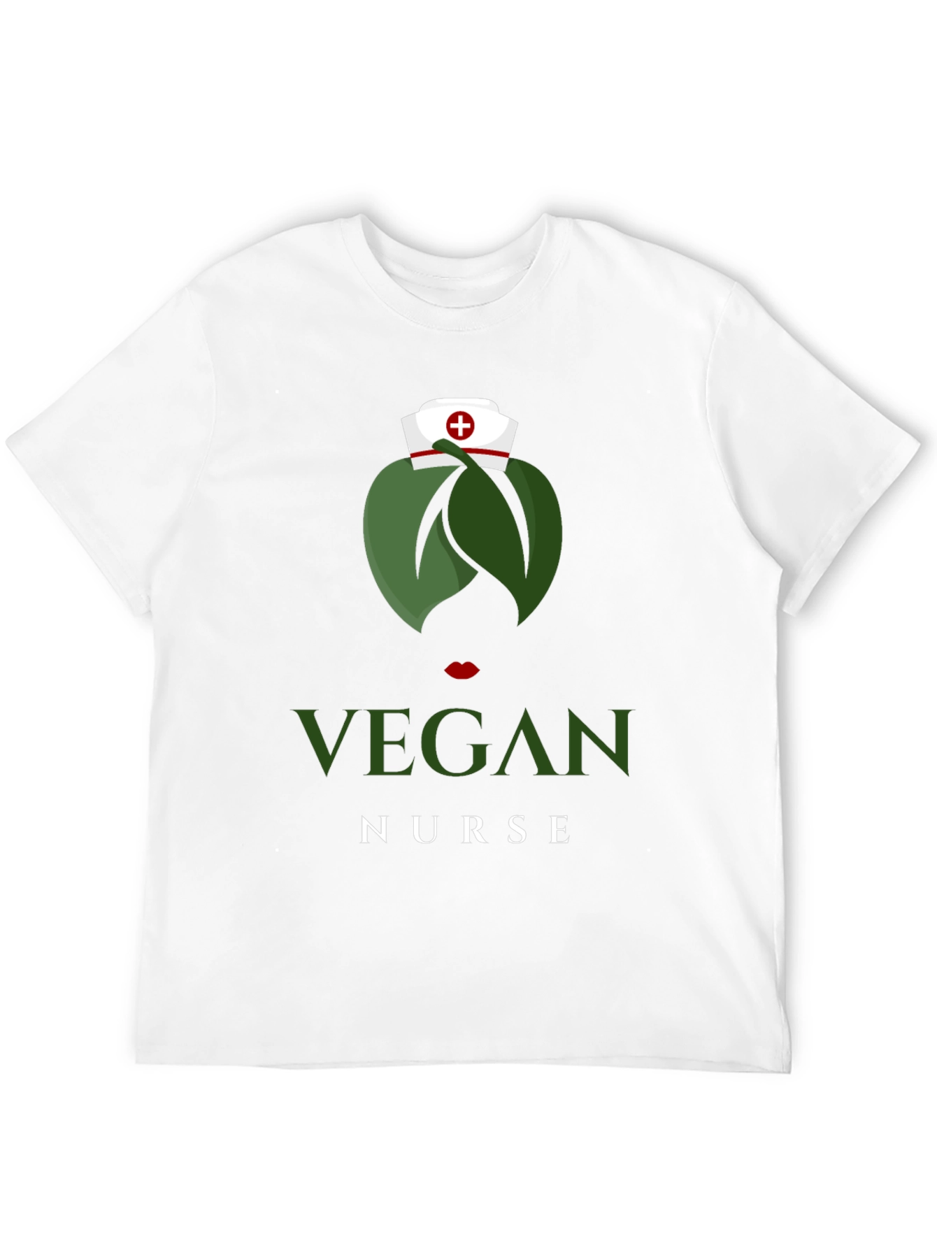 Black Vegan Nurse T-Shirt - Unique Graphic Tee view 12