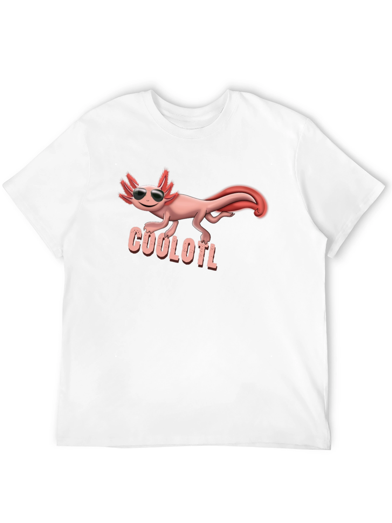 Black Cool Axolotl Graphic Tee - Black T-Shirt view 12