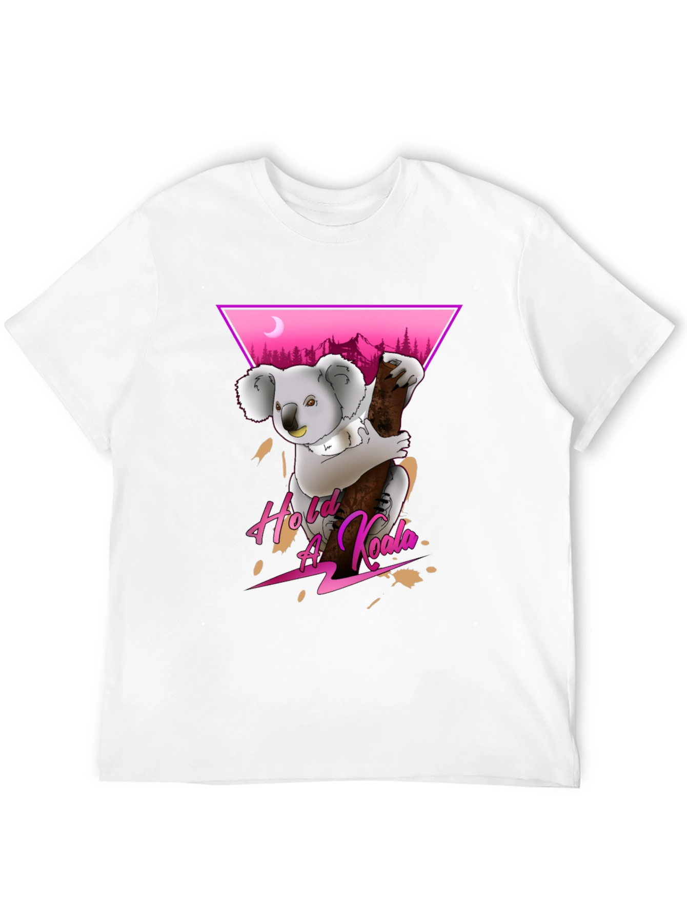 Black Hold A Koala T-Shirt view 12