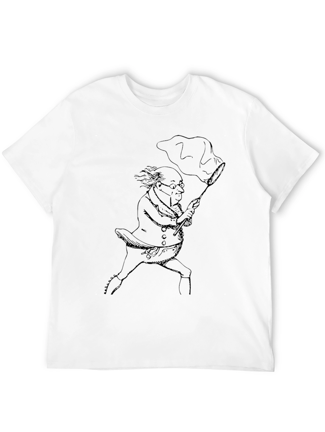 Professor-Themed Graphic Tee - Black - 12