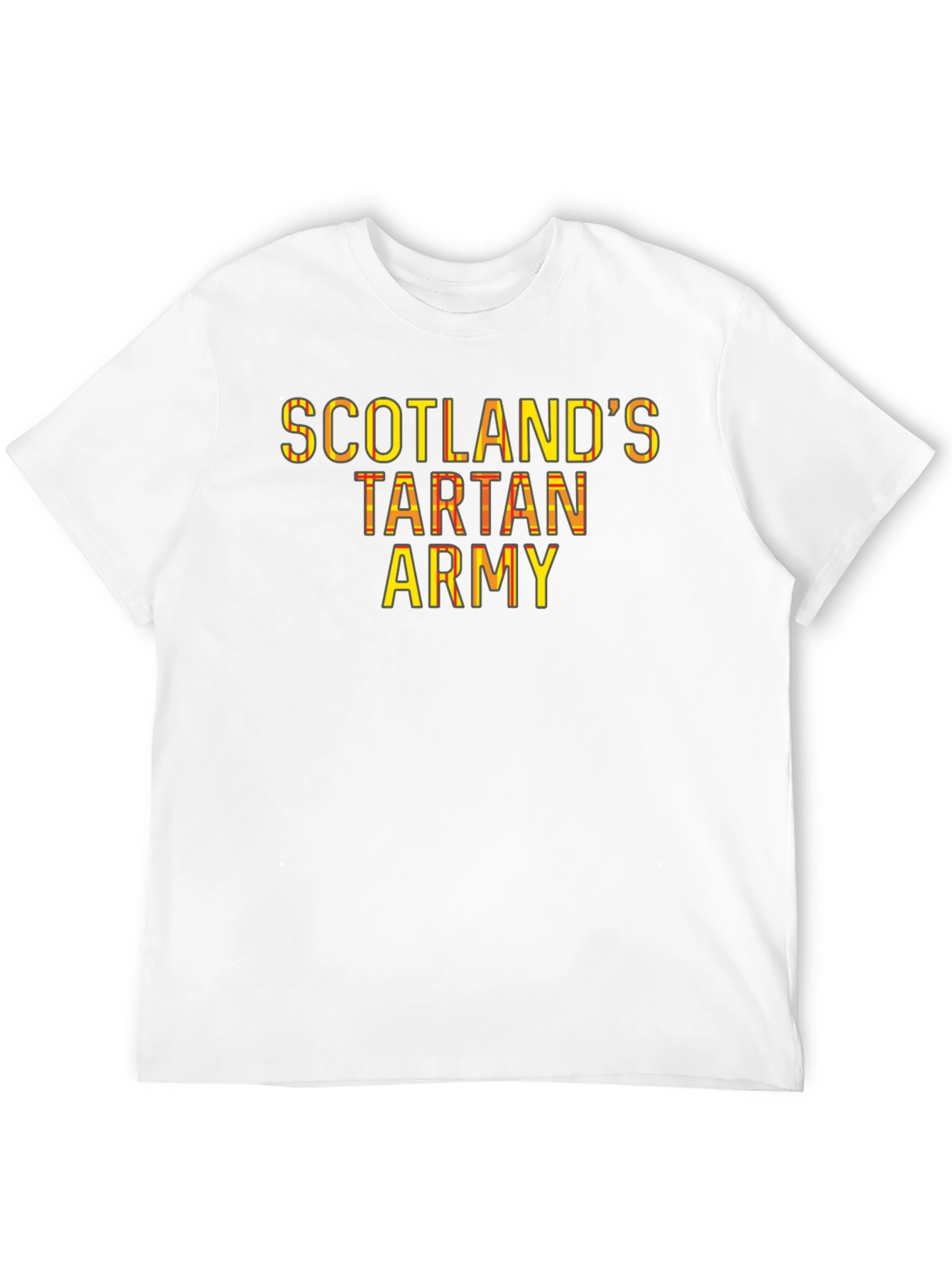 Black Scotland's Tartan Army Black T-Shirt view 12