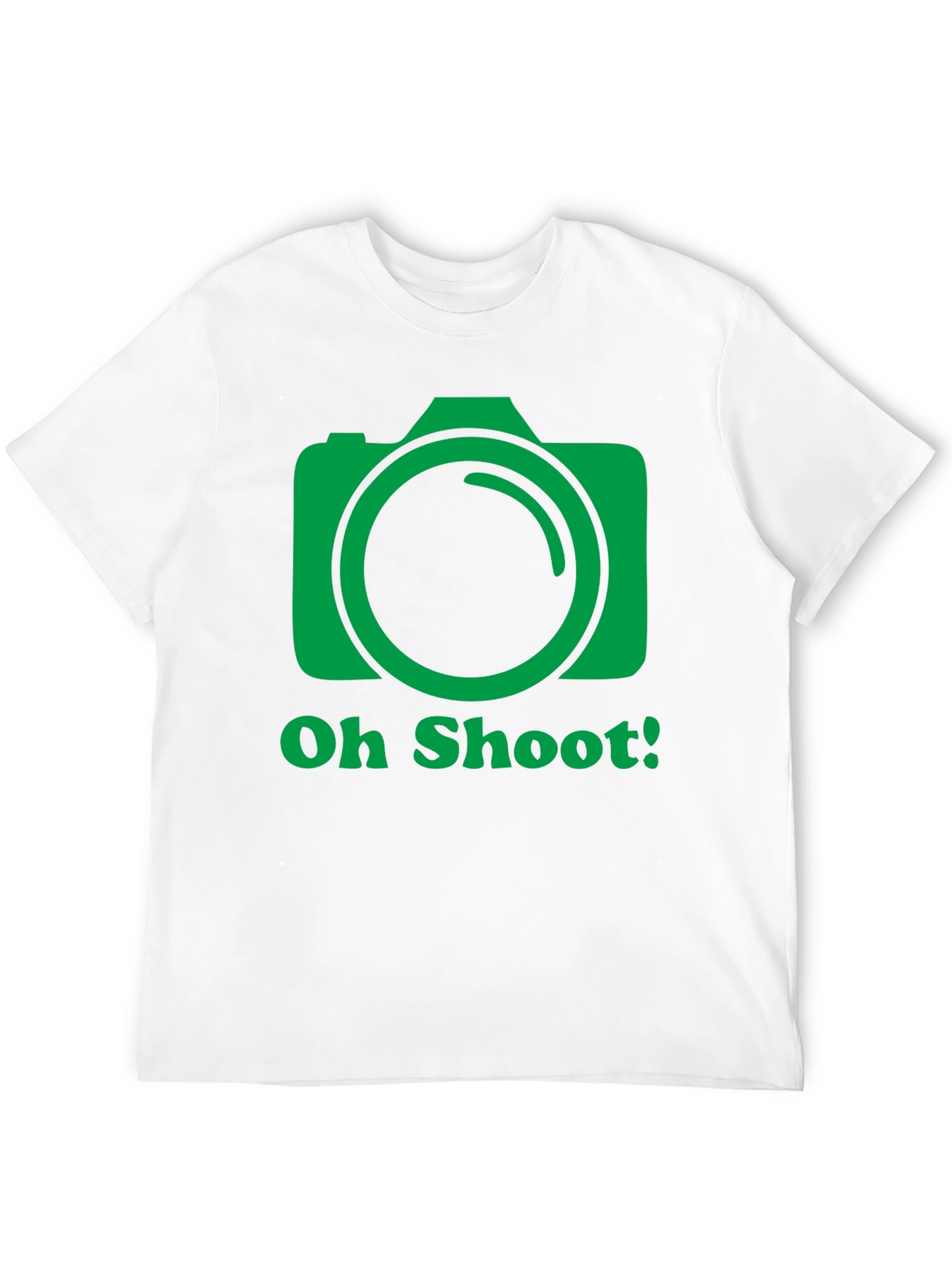 Black Oh Shoot Camera Graphic T-Shirt - Photographer Tee view 12