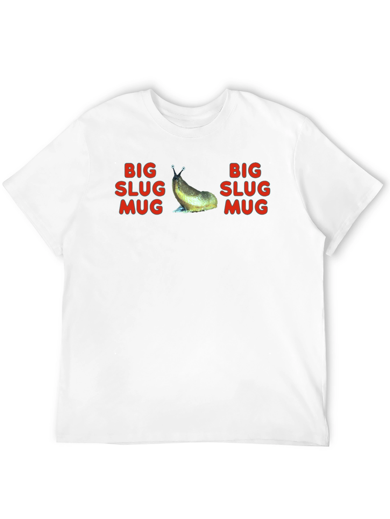 Black Big Slug Mug T-Shirt - Funny Graphic Tee view 12