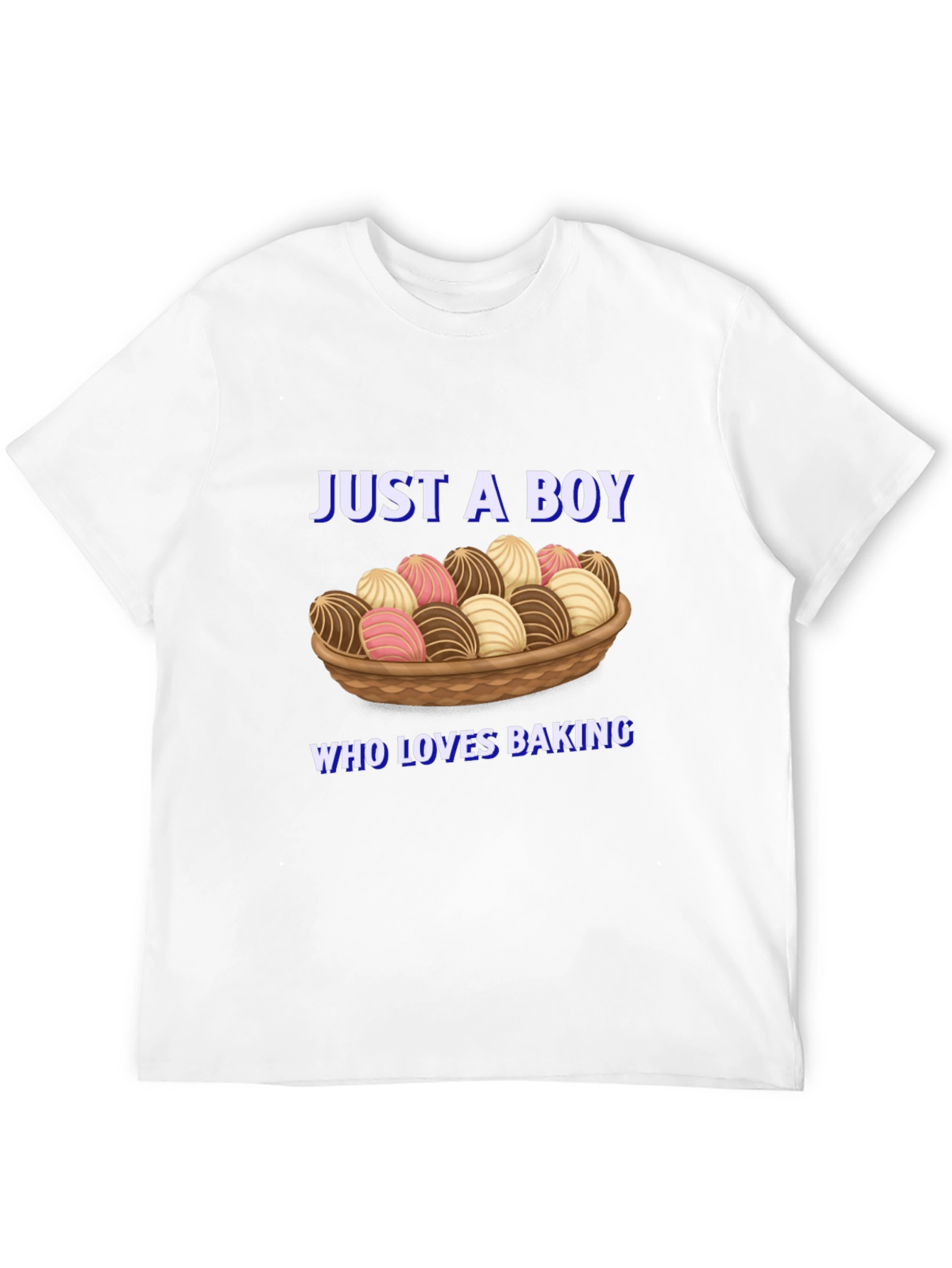 Black Just a Boy Who Loves Baking T-Shirt view 12
