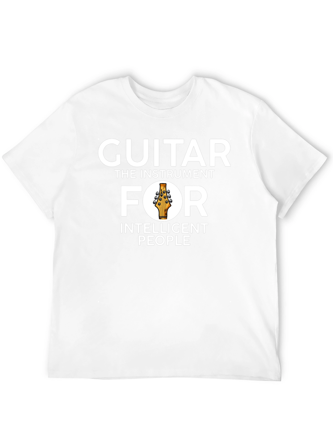 Black Guitar: Instrument for Intelligent People T-Shirt view 12