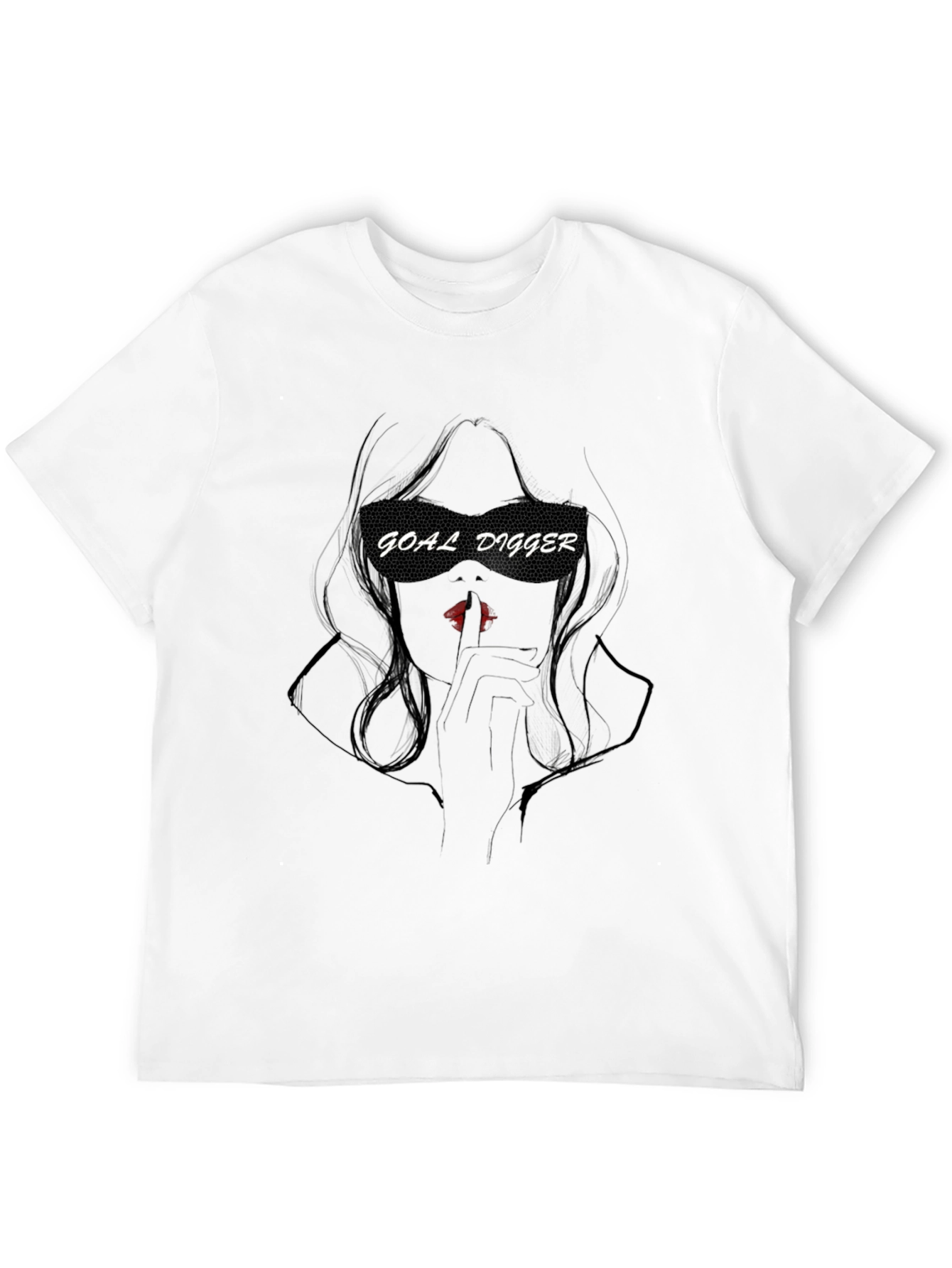 Black Goal Digger Graphic Tee - Edgy Style view 12