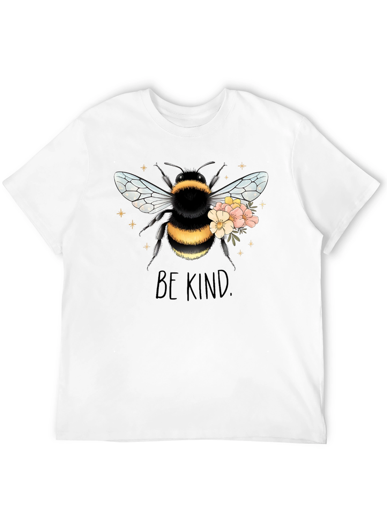 Black Bee Kind Graphic T-Shirt - Black view 12