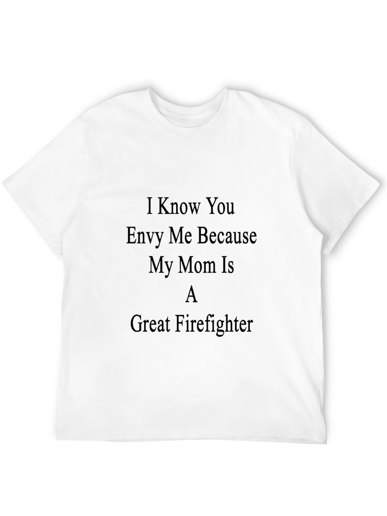 Black Great Firefighter Mom T-Shirt view 12