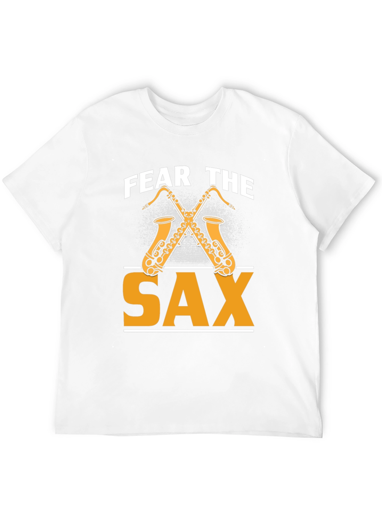 Black Fear The Sax T-Shirt - Music Lover Tee view 12