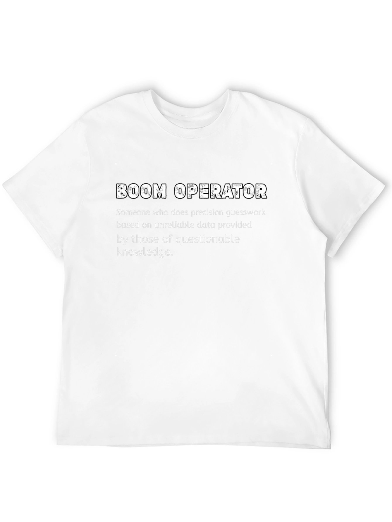 Black Boom Operator Graphic T-Shirt view 12