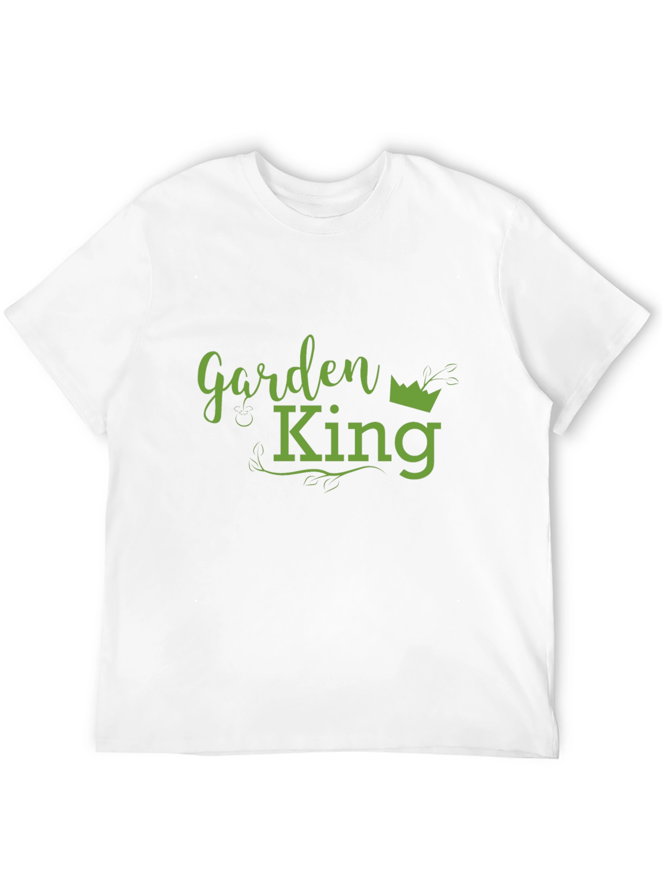 Black Garden King Men's Black T-Shirt view 12