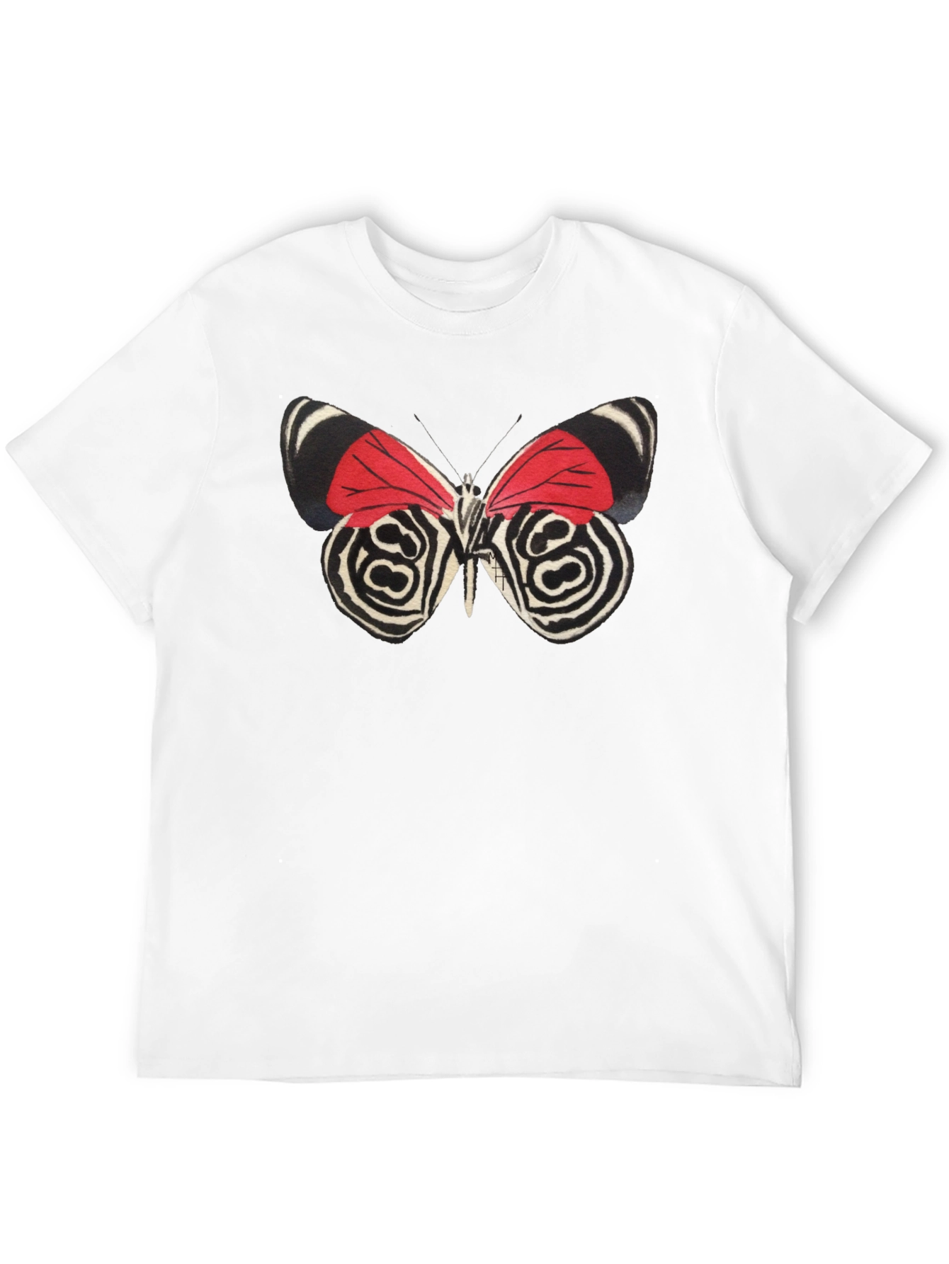 Black Butterfly Graphic Print Tee view 12