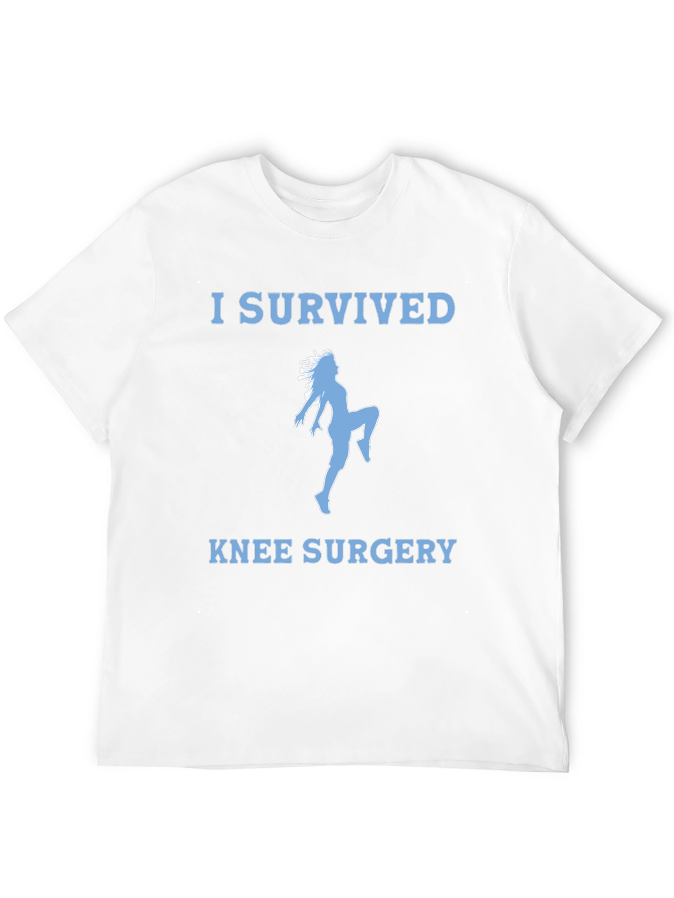 Black I Survived Knee Surgery T-Shirt view 12
