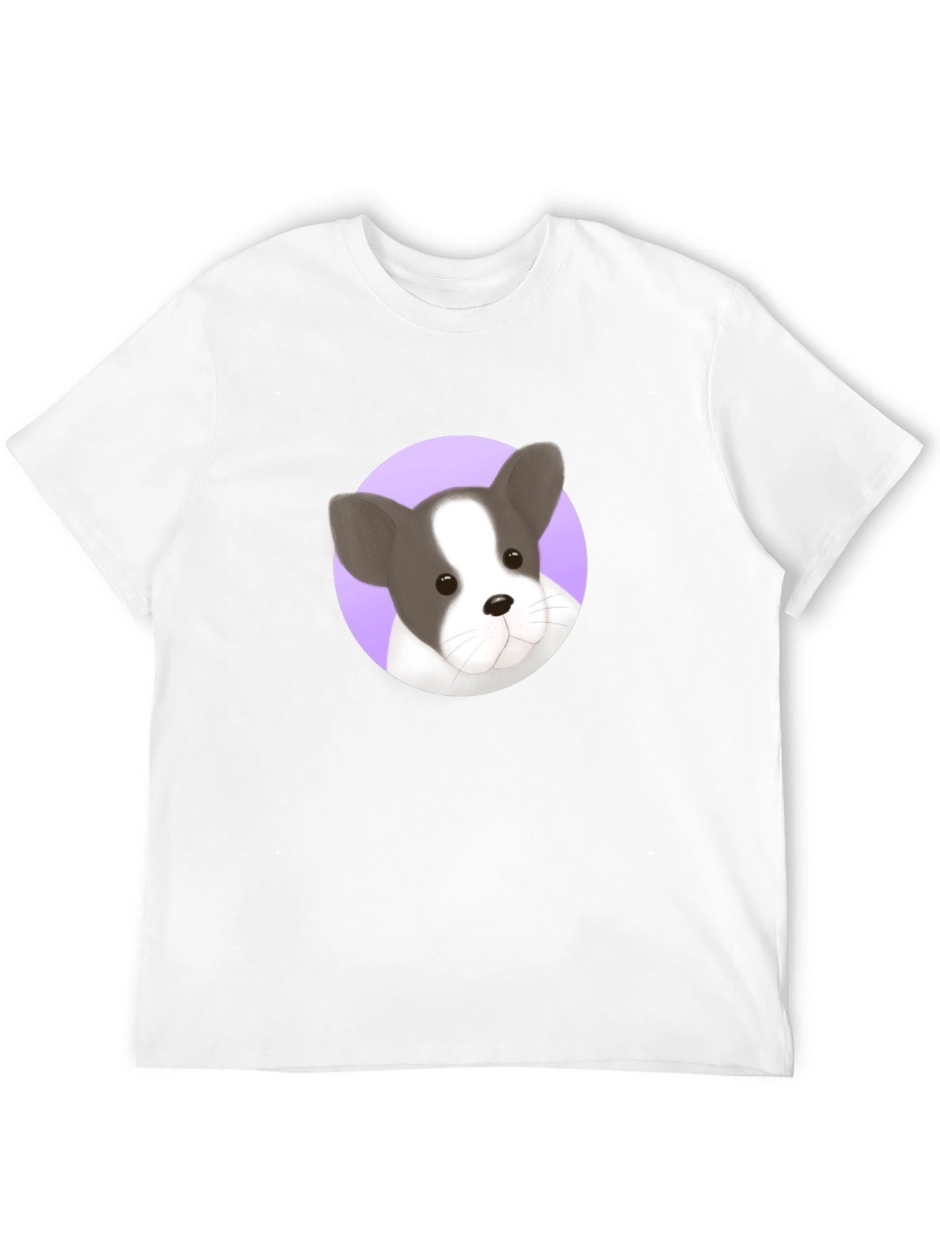 Black Dog Graphic Tee - French Bulldog Design view 12