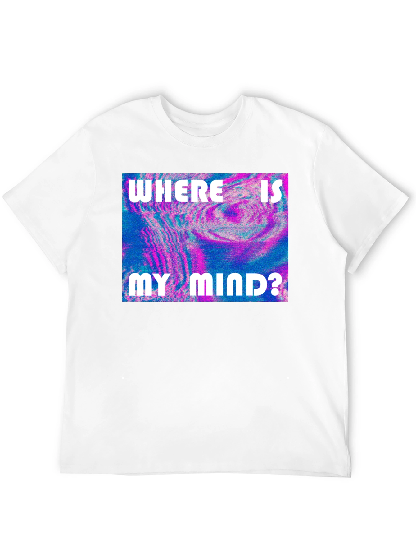 Black Mind-Bending Graphic Tee: Where Is My Mind? Shirt view 12