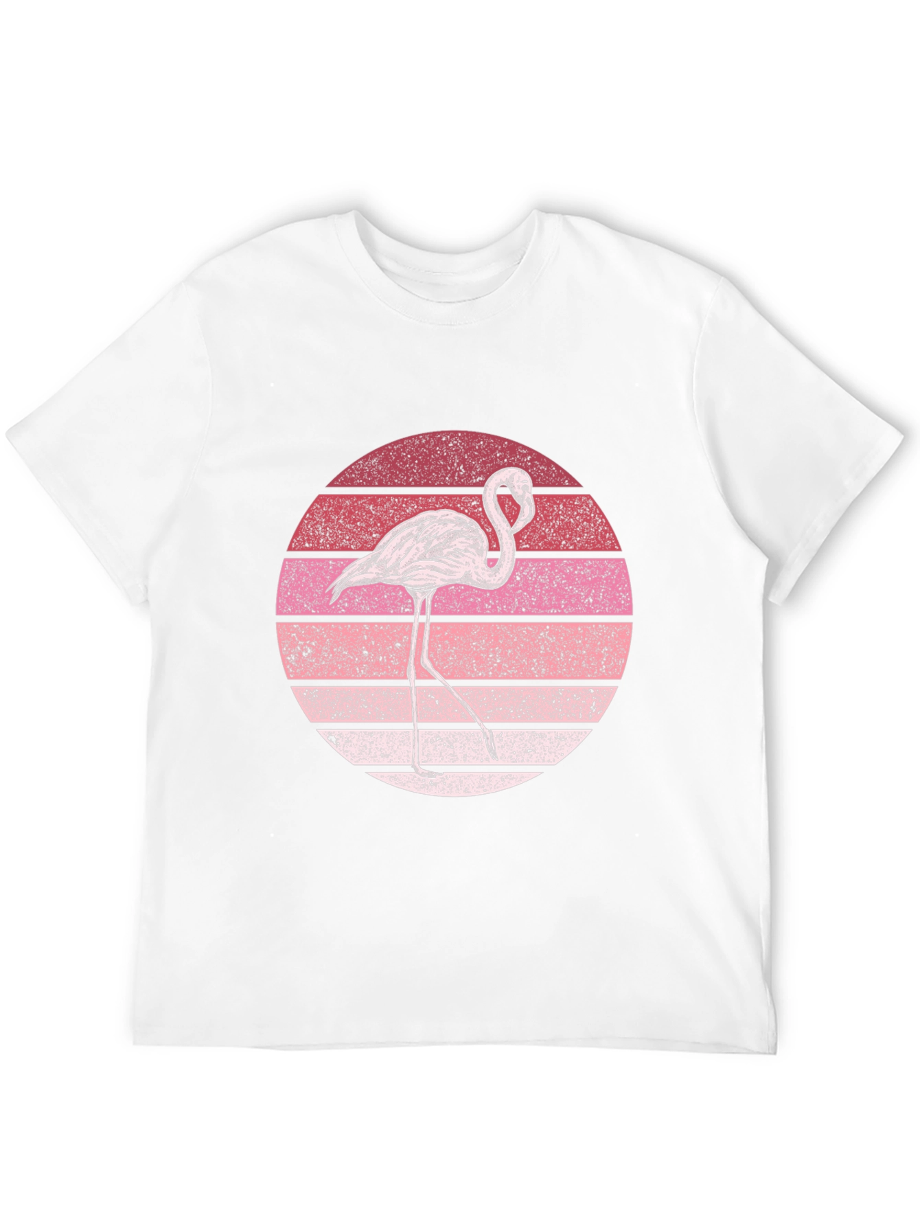 Black Flamingo Sunset Graphic Tee view 12