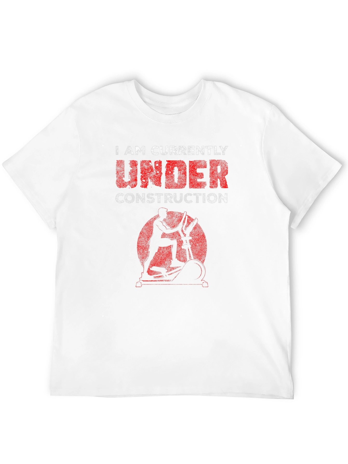 Black Under Construction Workout T-Shirt view 12