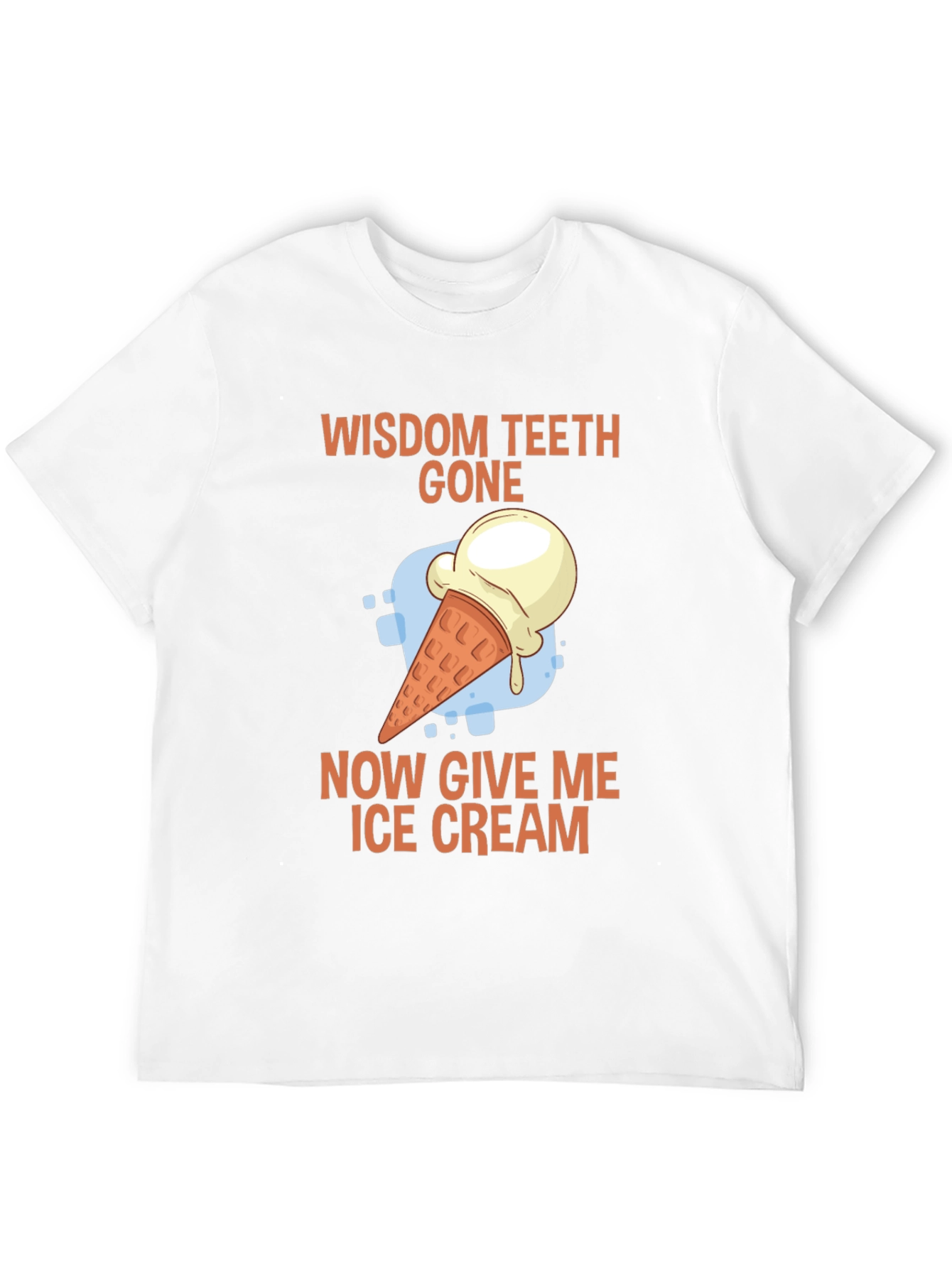 Black Wisdom Teeth Gone Ice Cream T-Shirt view 12