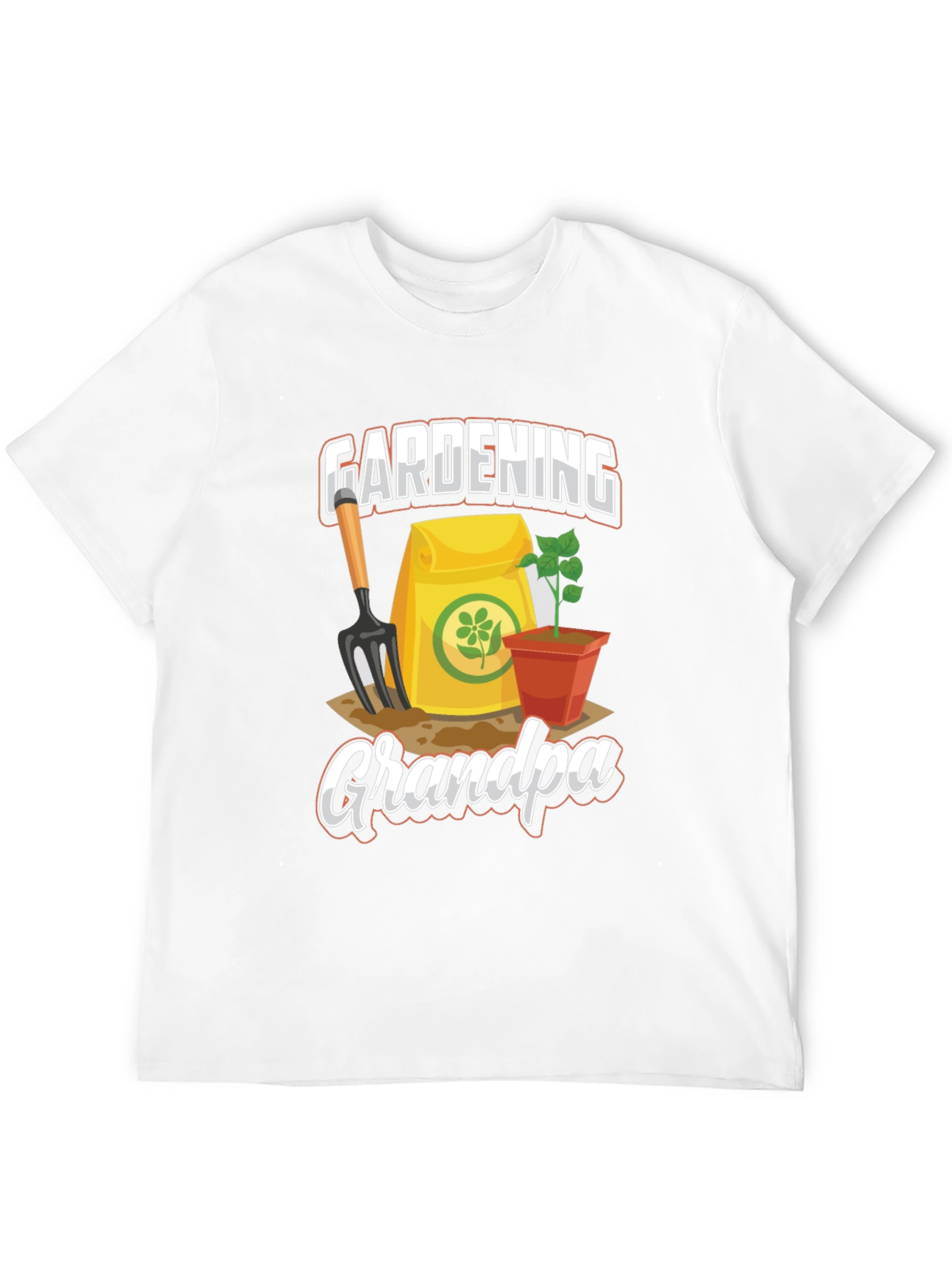 Black Gardening Grandpa T-Shirt - Gift for Grandfathers view 12