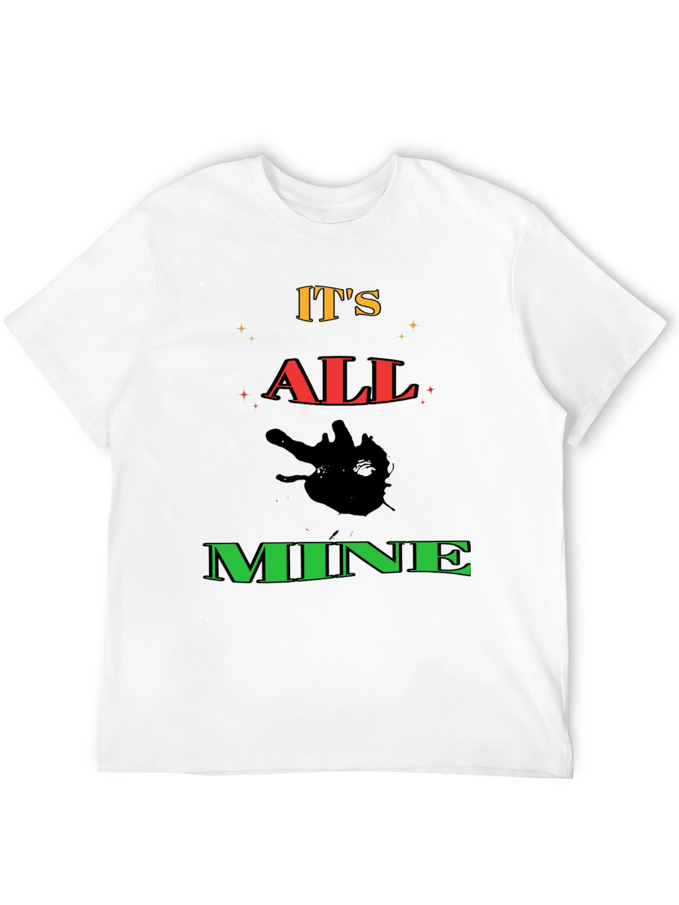 Black It's All Mine Graphic T-Shirt - Black view 12