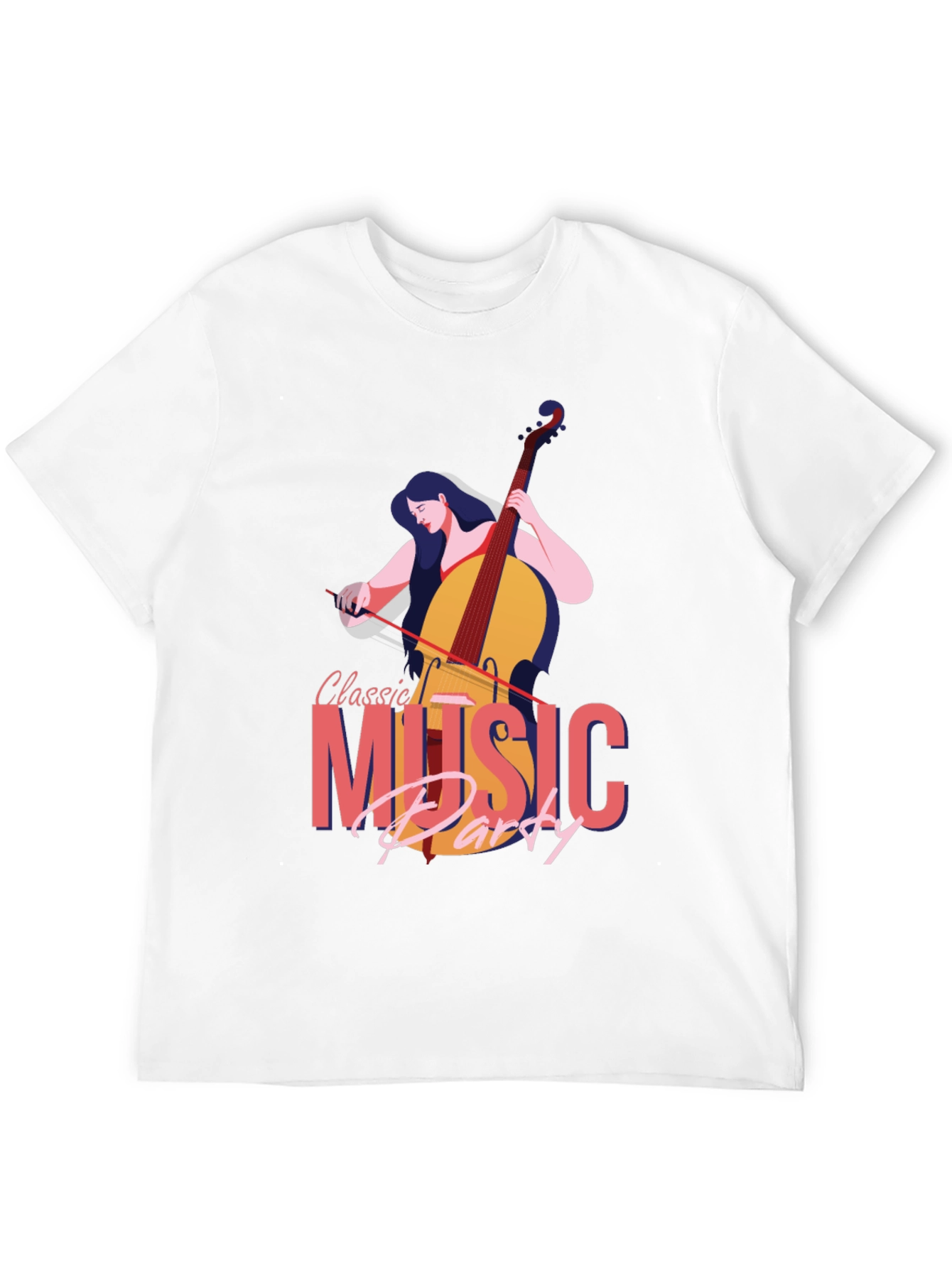 Black Classic Music Party Graphic T-Shirt view 12