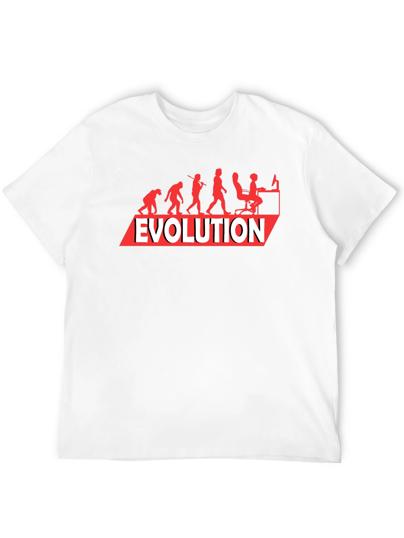Black Evolution Gamer Black Graphic Tee view 12