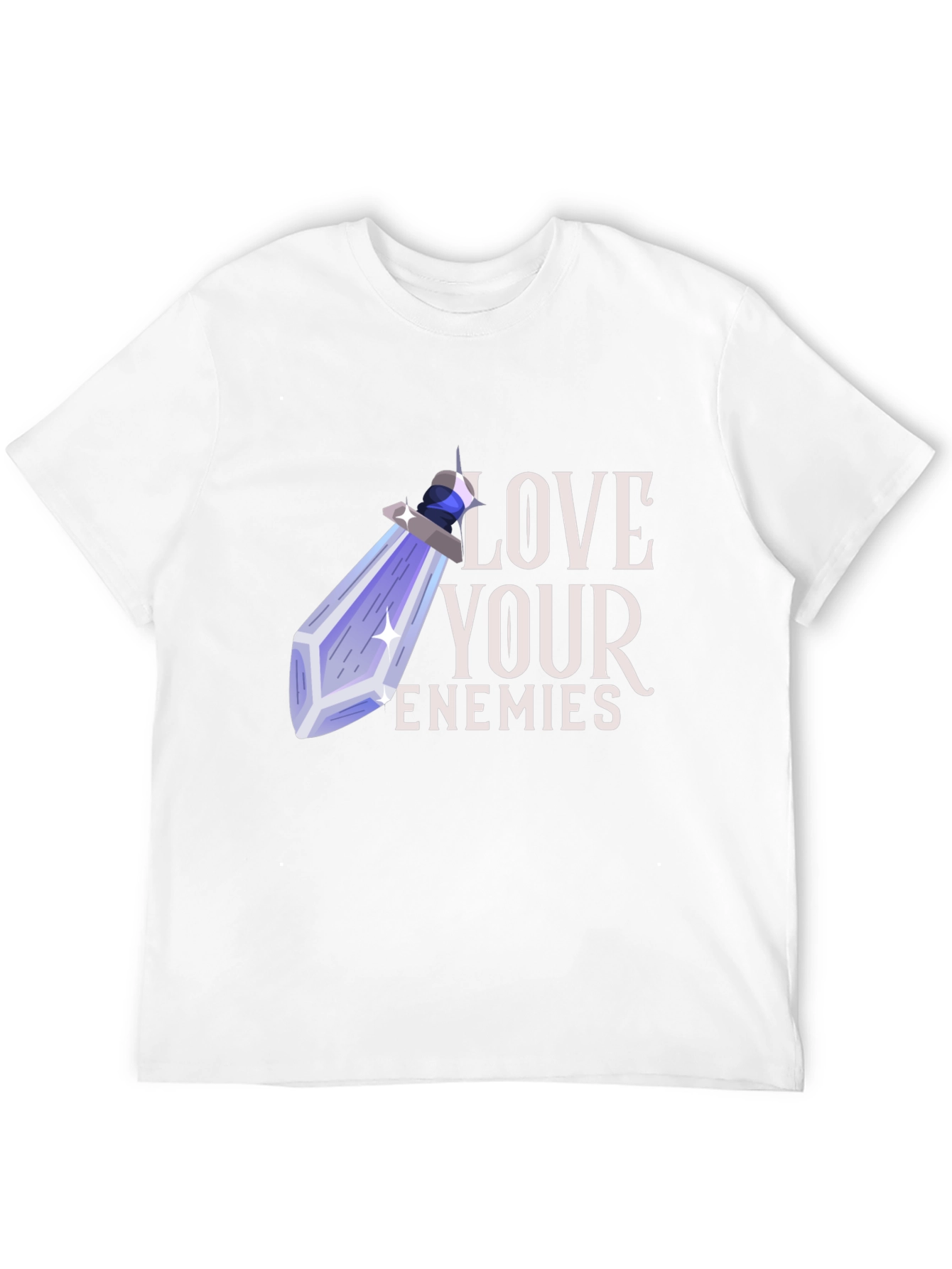 Black Love Your Enemies Potion Graphic Tee view 12