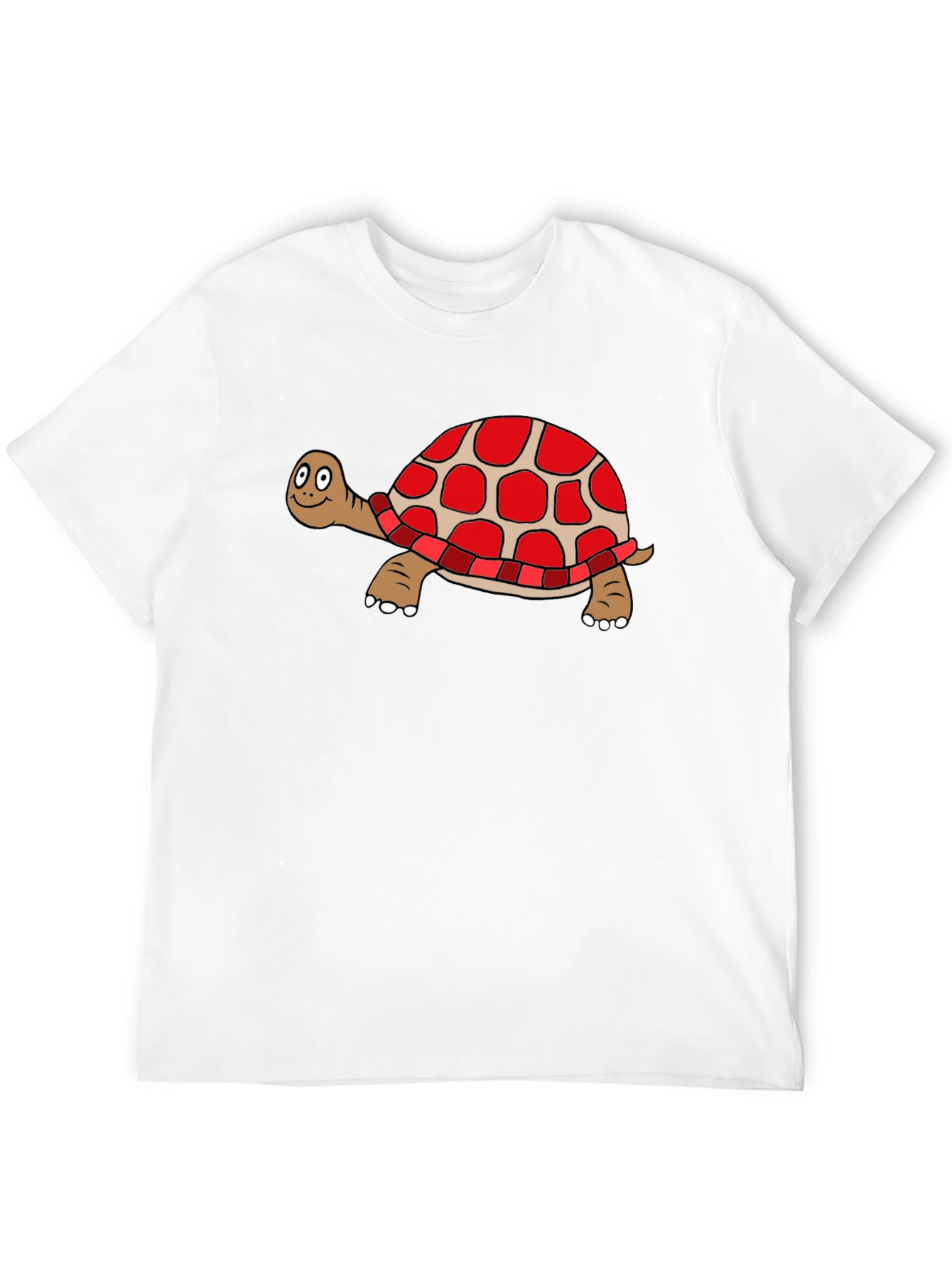 Black Cartoon Turtle Black T-Shirt view 12