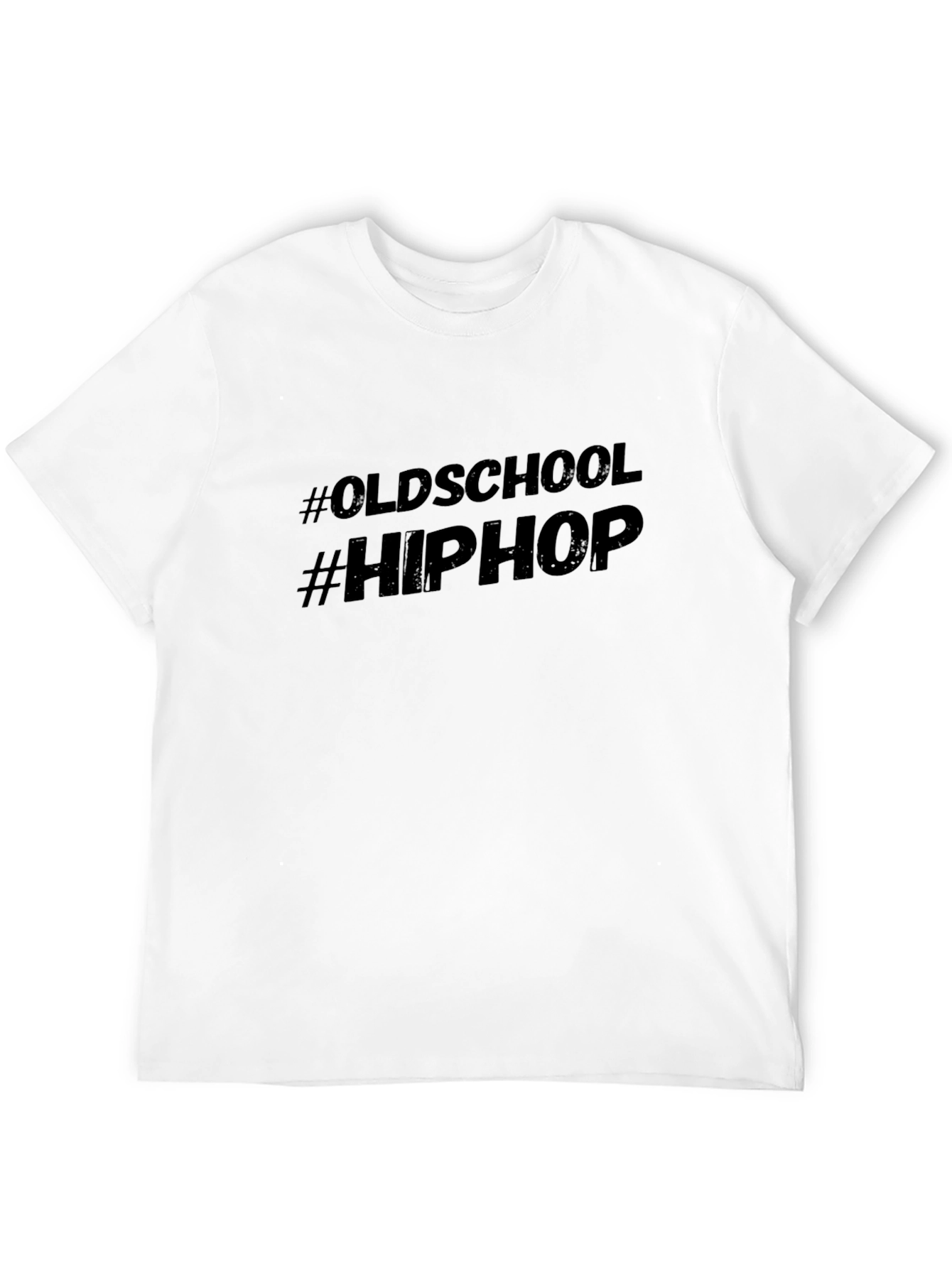 Black Oldschool Hip Hop Black T-Shirt view 12