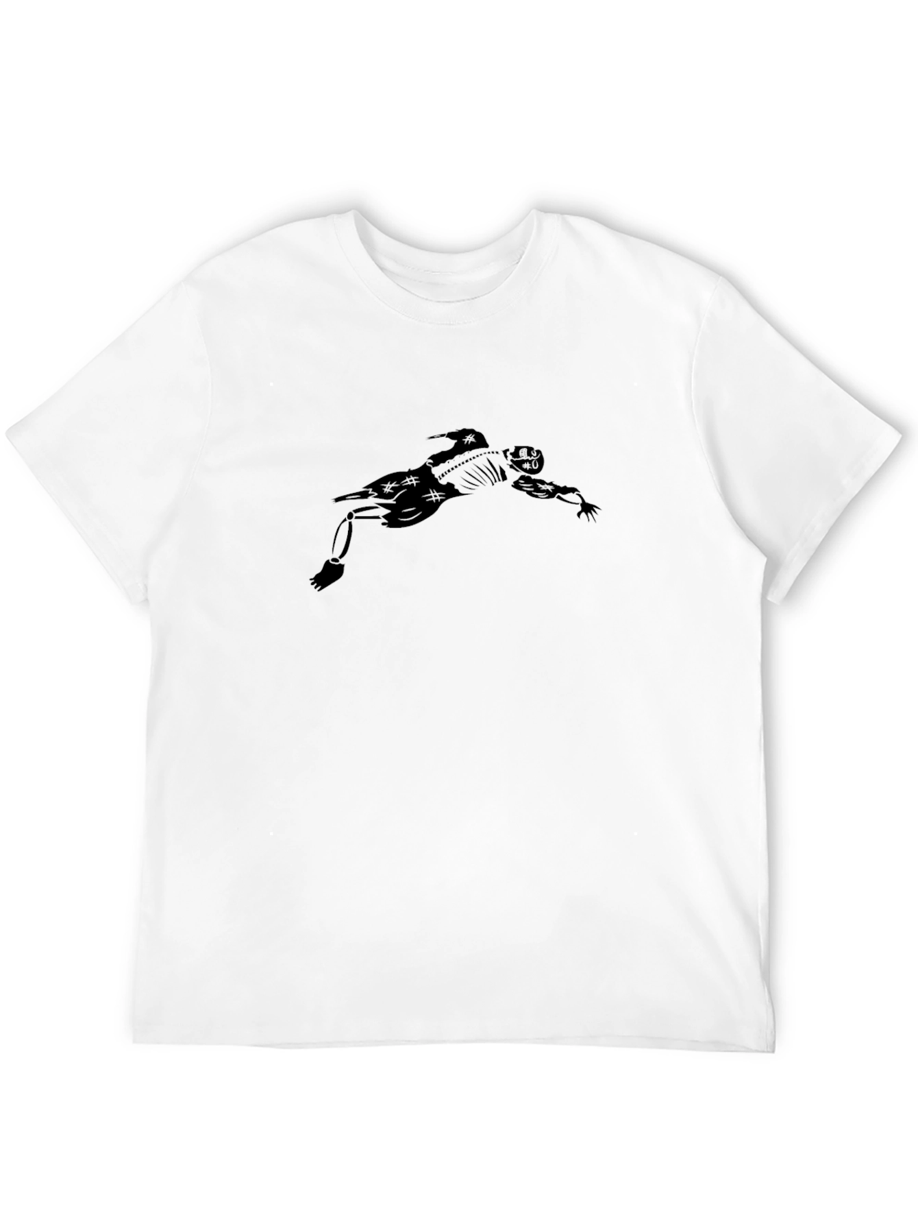 Black Dark Raven Football T-Shirt - Unique Design view 12