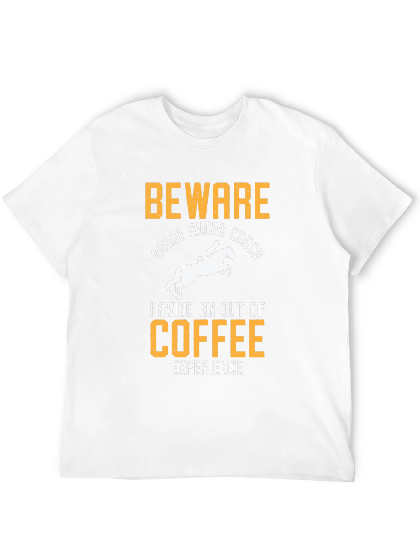 Black Beware Horse Riding Coach T-Shirt view 12